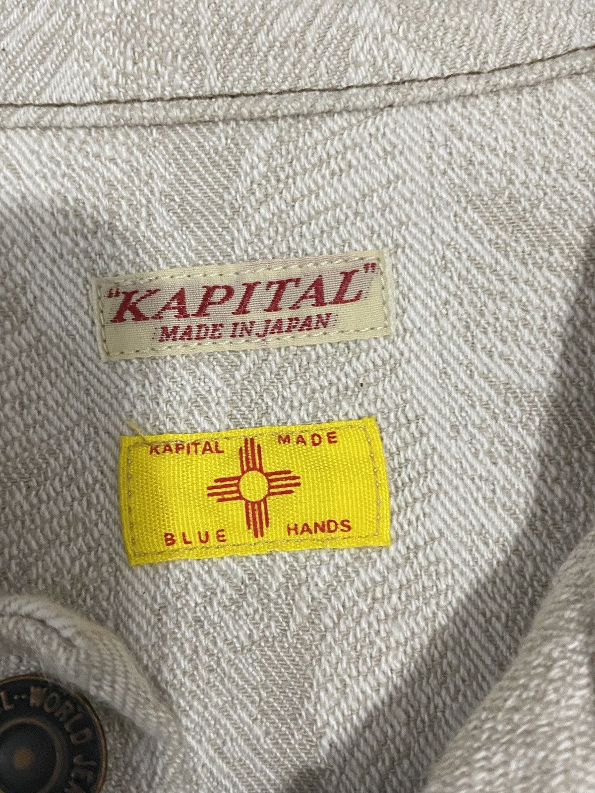 Kapital Large men’s KAPITAL denim jacket w/ frayed hem Size US L / EU 52-54 / 3 - 3 Thumbnail