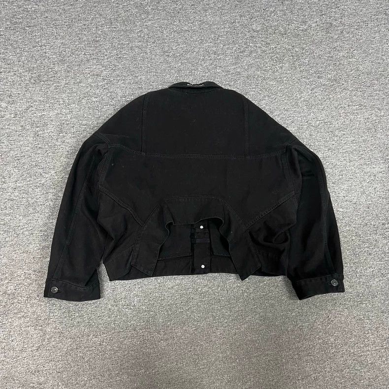 Balenciaga Balenciaga size 38 Deconstructing Denim Jacket 2502-Nextarr Size US M / EU 48-50 / 2 - 2 Thumbnail