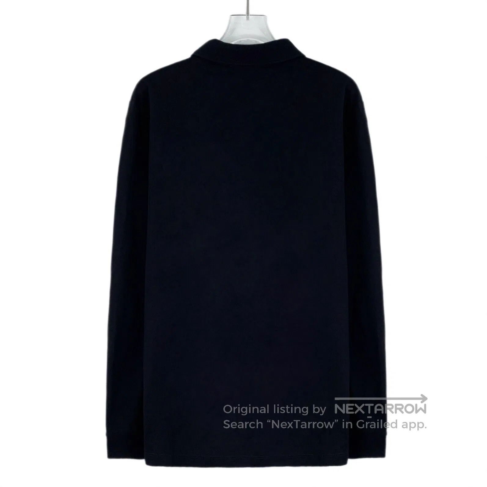 Burberry Burberry Black cotton polo shirt with knight horse embroid Size US M / EU 48-50 / 2 - 2 Thumbnail