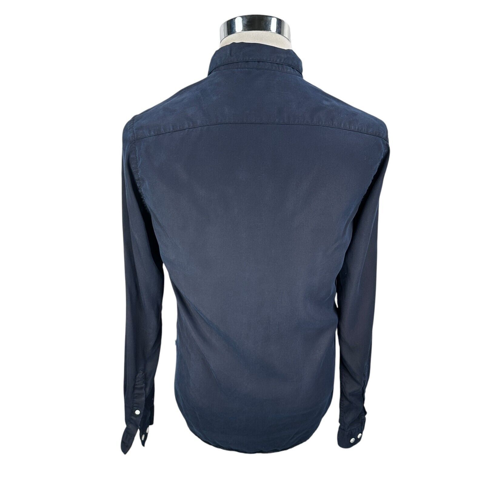 NN07 NN07 Falk 5759 Shirt Men’s Small Navy Blue Slim Button Down Size US S / EU 44-46 / 1 - 5 Thumbnail