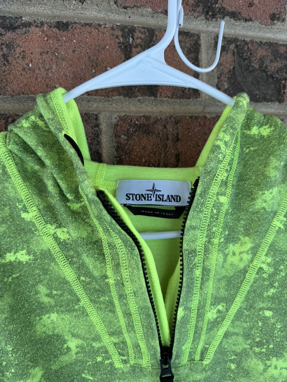 Stone Island STONE ISLAND SS16 PAINTED CAMO POPOVER HOODIE Size US M / EU 48-50 / 2 - 5 Thumbnail