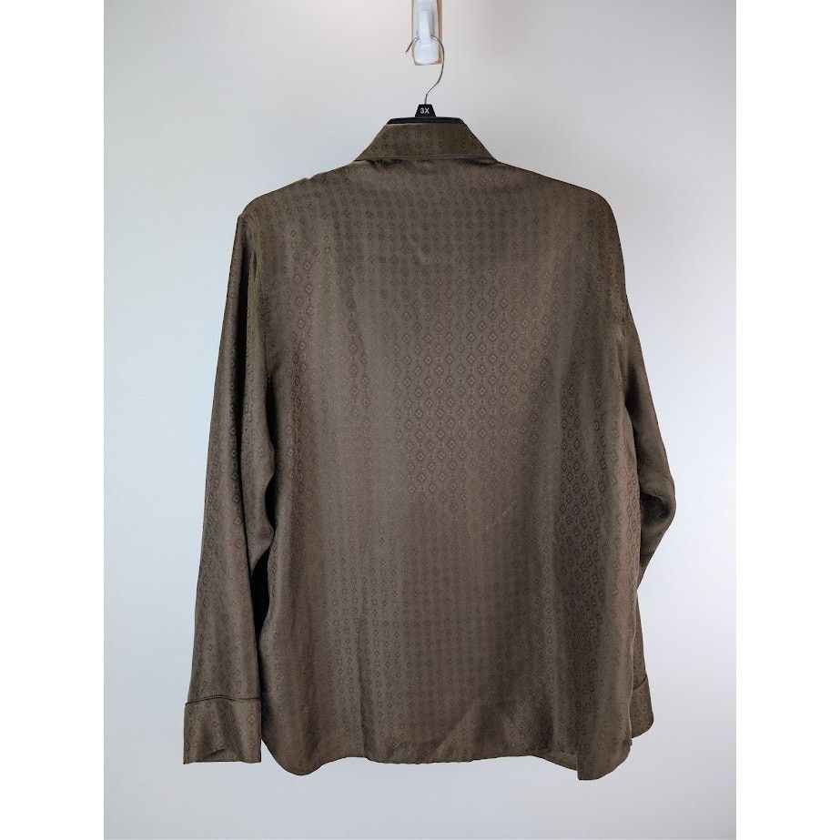 Saint Laurent Paris o1rshd1 Button Shirt in Brown Size US S / EU 44-46 / 1 - 10 Thumbnail