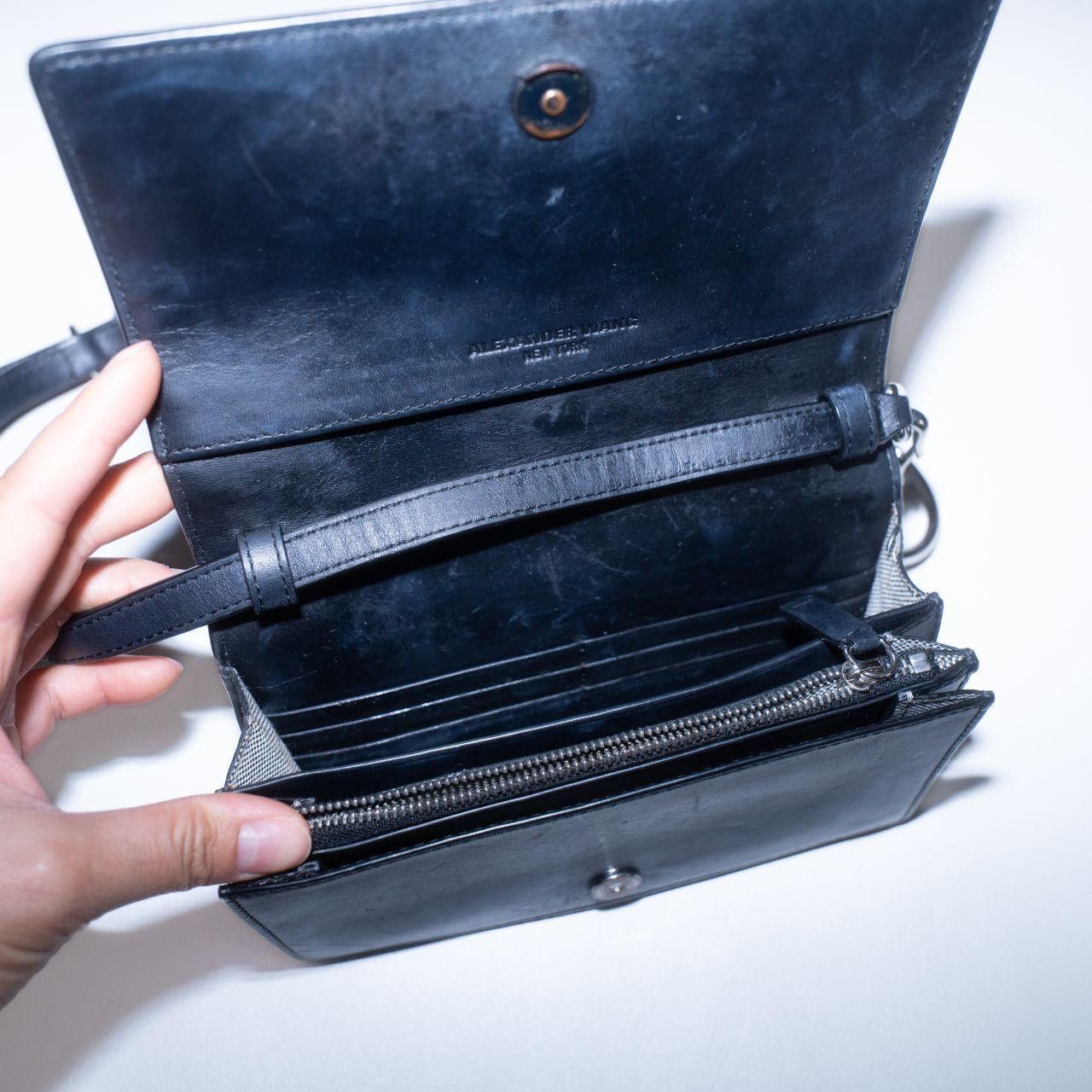 Alexander Wang Alexander Wang Patchwork Suede Leather Chain Shoulder Bag Size ONE SIZE - 6 Thumbnail
