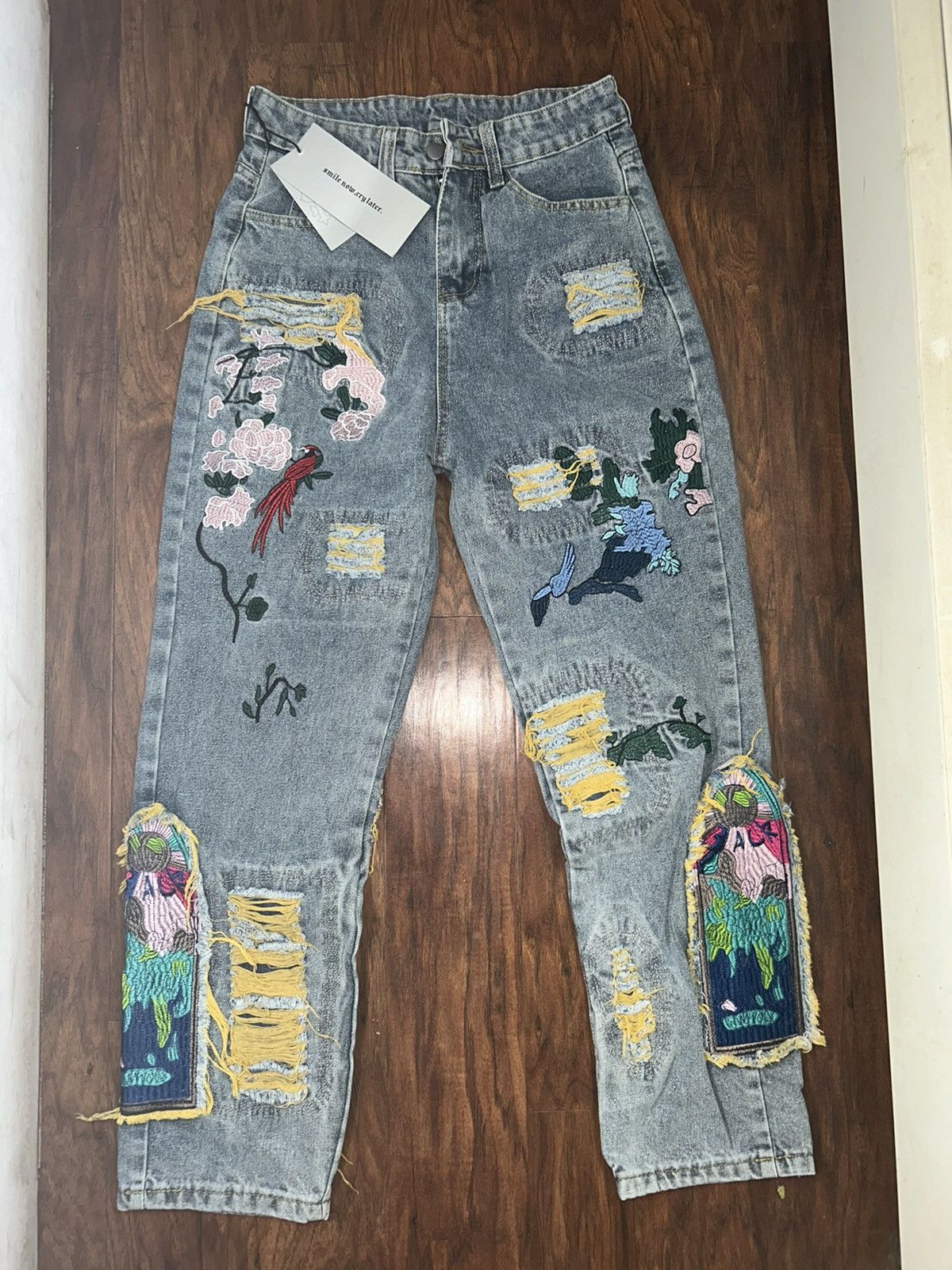 Japanese Brand × Vintage Embroidery Jeans Size US 30 / EU 46 - 10 Thumbnail