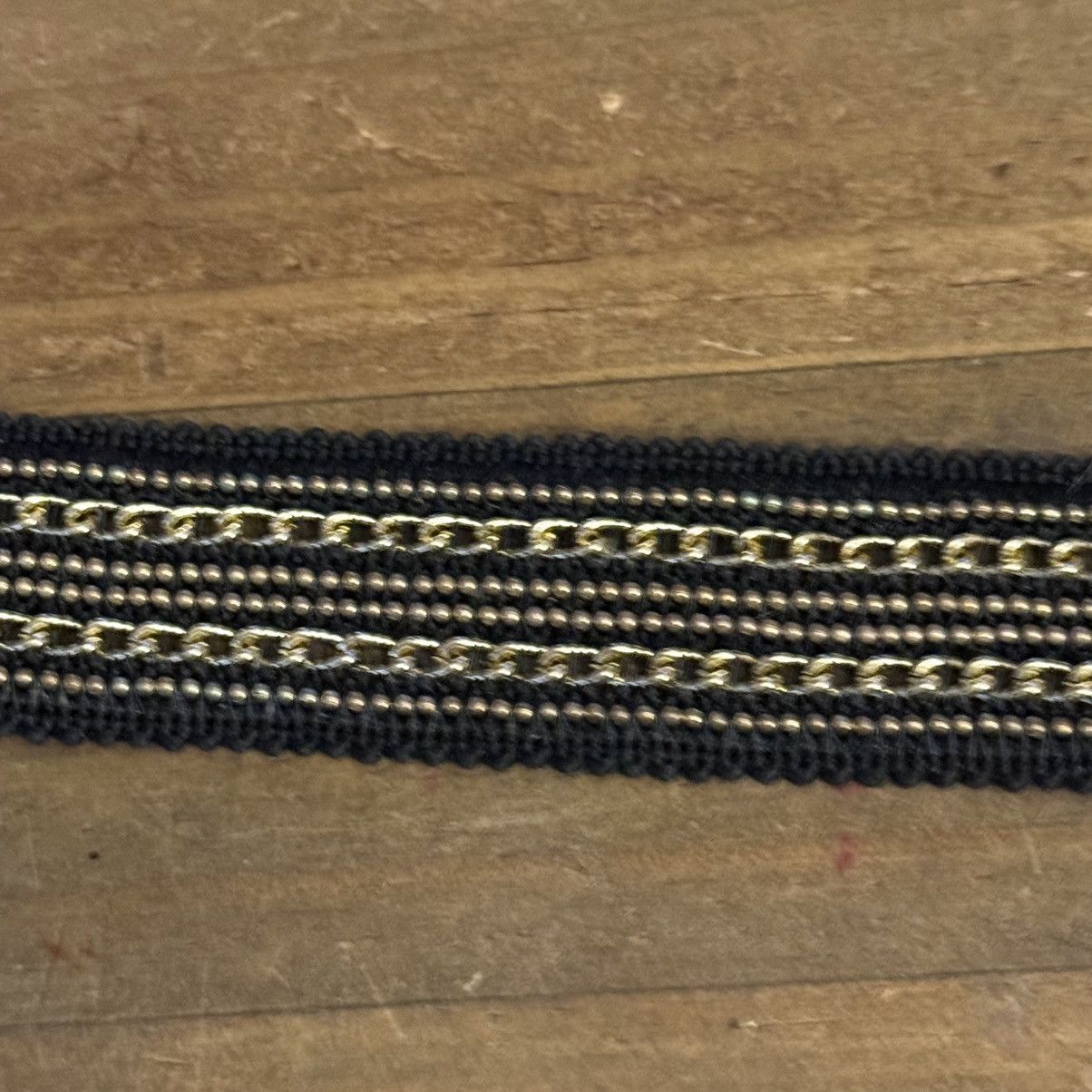 Other Natasha black lace and gold chains choker necklace Size ONE SIZE - 2 Thumbnail