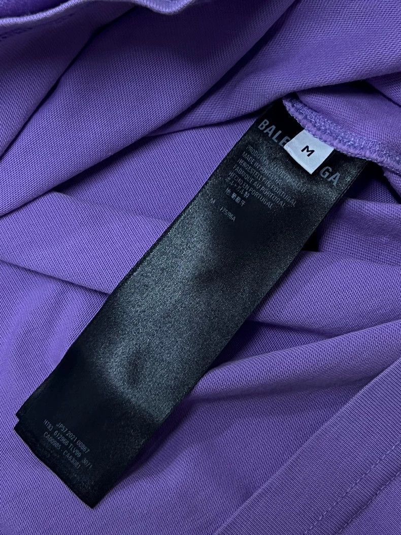 Balenciaga Emblem Short Sleeve, Lavender M