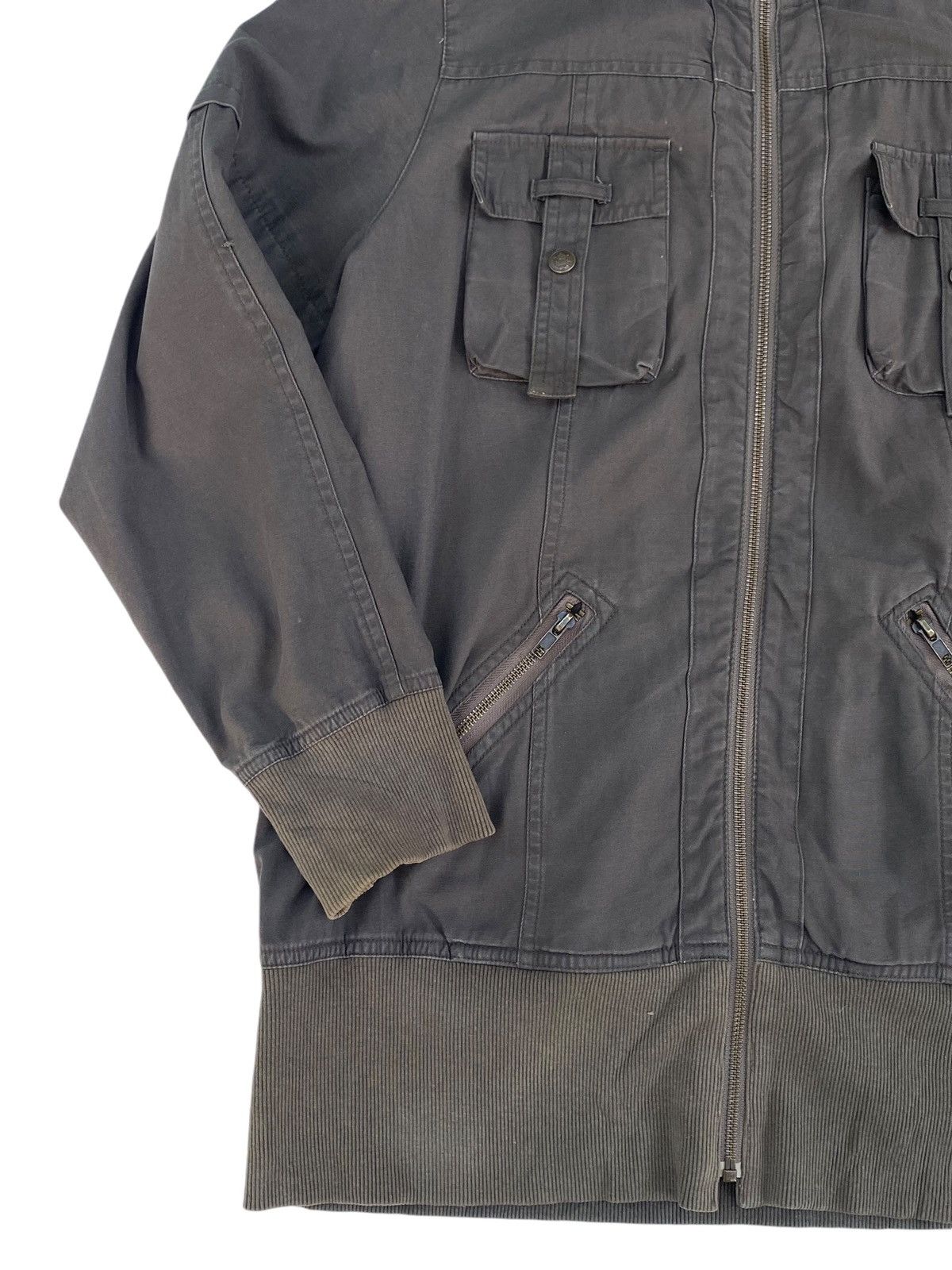 Japanese Brand Vtg Jacket Zipper Military Style Size US M / EU 48-50 / 2 - 5 Thumbnail