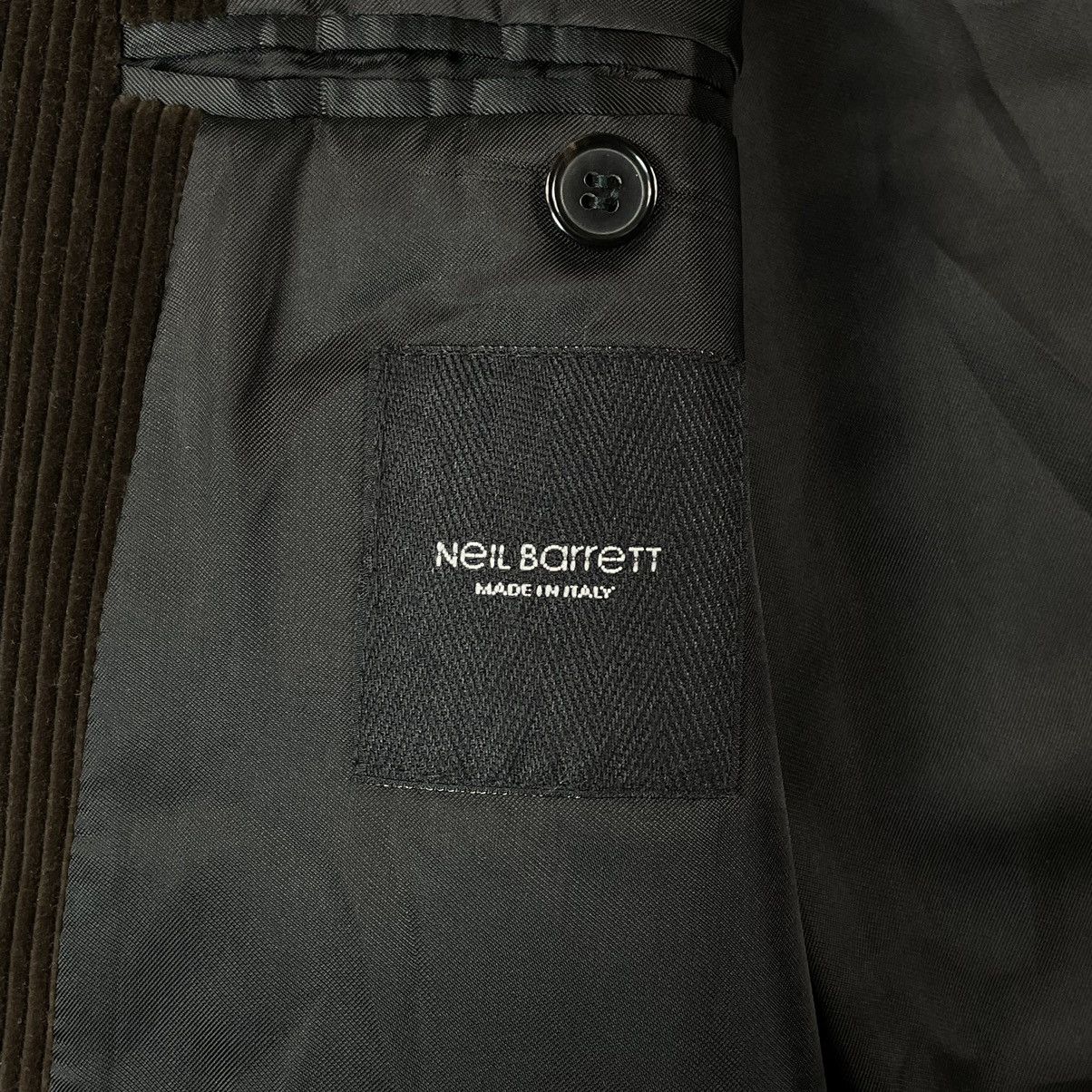 Neil Barrett Neil Barrett Italy Single Breasted Corduroy Overcoat Jacket Size US XL / EU 56 / 4 - 18 Thumbnail