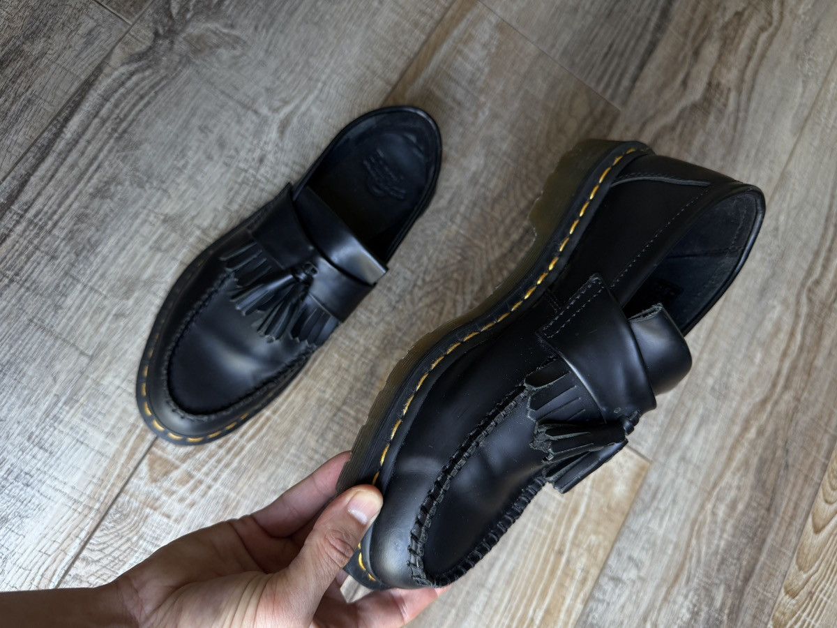Dr. Martens Dr Martens Adrian Yellow Stitch Tassel Loafer Size US 9 / EU 42 - 3 Thumbnail