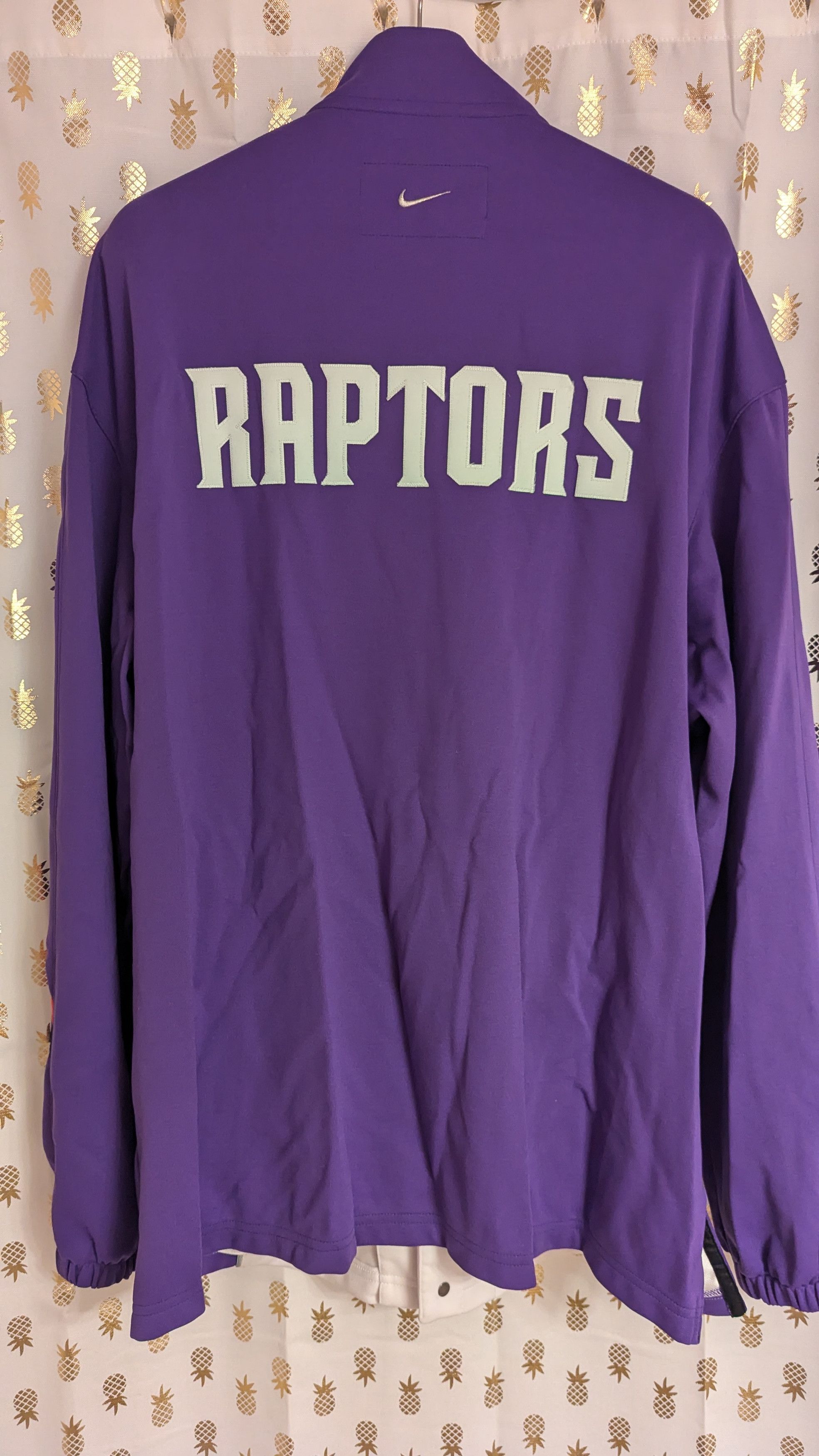 NBA × Nike × Vintage Toronto Raptors Team Issue Warm Up Jacket 1999-2000 Size US XXL / EU 58 / 5 - 7 Thumbnail