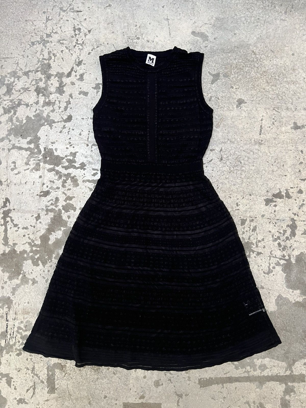 Missoni Black Knit Mini Dress