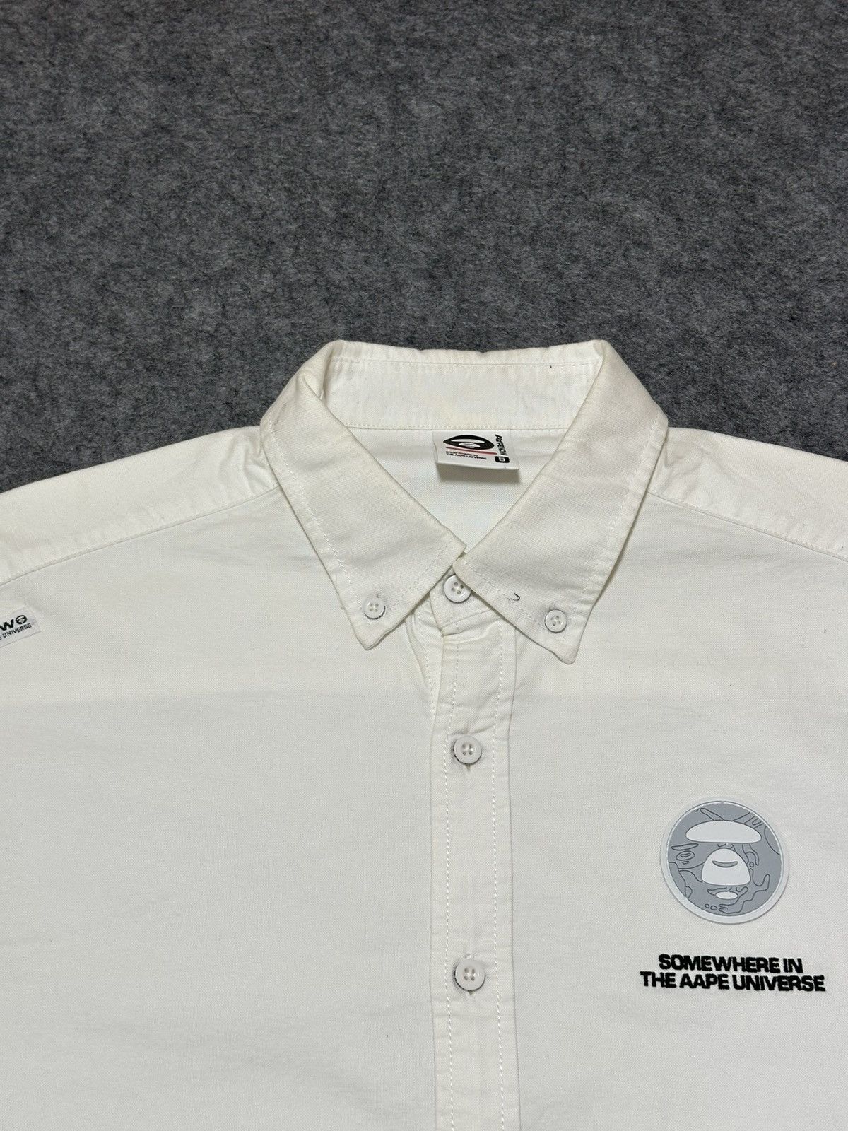 Aape AAPE BY *A BATHING APE® long-sleeved Oxford shirt. Size US S / EU 44-46 / 1 - 6 Thumbnail
