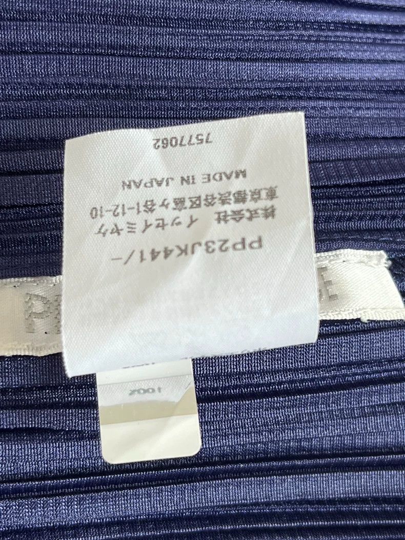 Issey Miyake Issey Miyake size:one size Dark blue pleated short-sleeved Size XS / US 0-2 / IT 36-38 - 4 Thumbnail