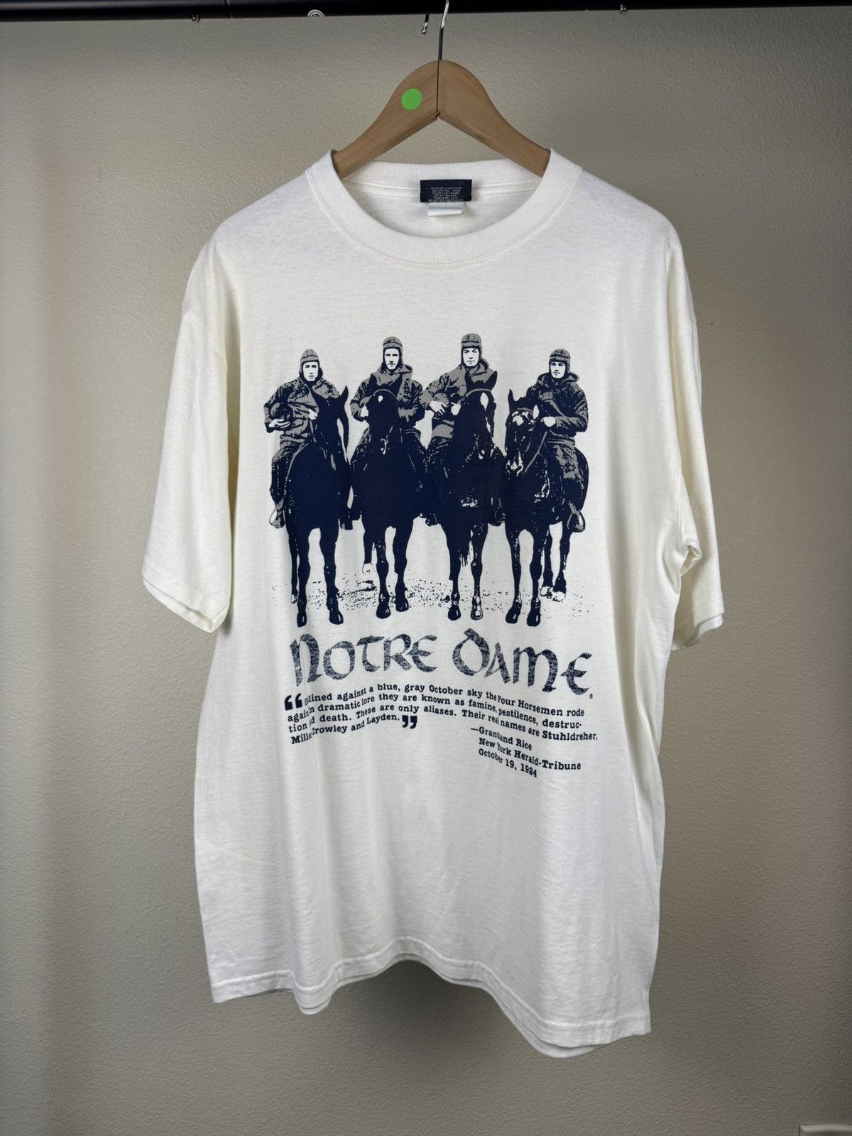 Jansport 90’s Deadstock JanSport Norte Dame fighting Irish tee Size US L / EU 52-54 / 3 - 1 Thumbnail