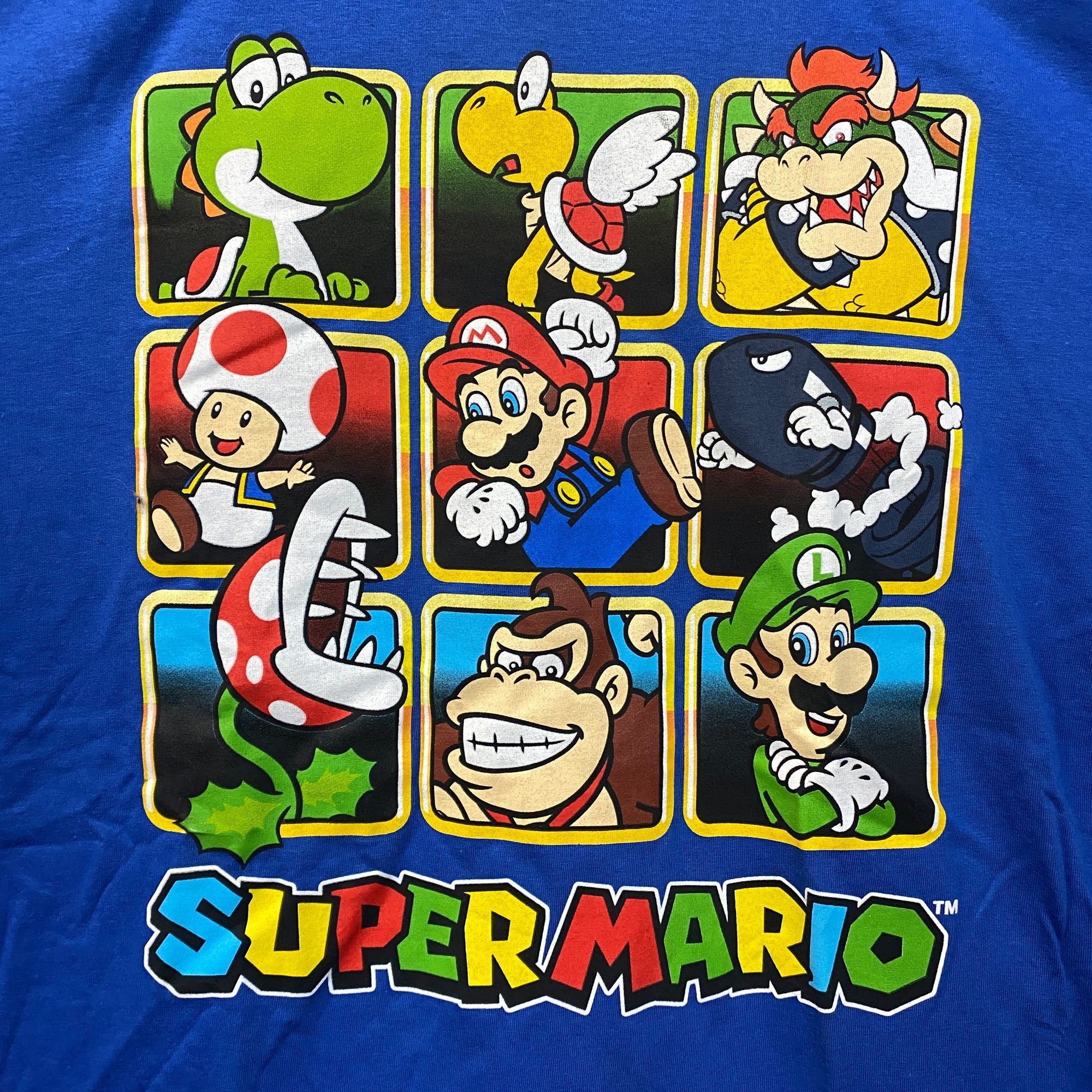 Nintendo Nintendo Super Mario Golden Blue Graphic T-Shirt XL Size US XL / EU 56 / 4 - 2 Thumbnail