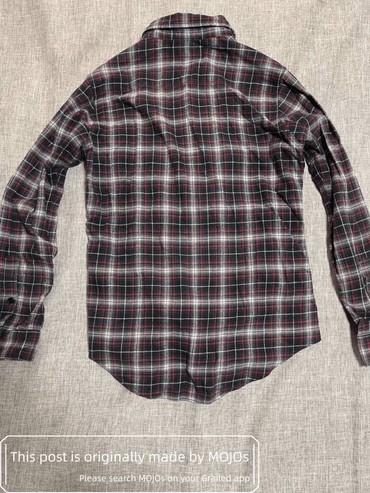 Saint Laurent Paris Saint Laurent Paris 16SS Bred Plaid Shirt mojos750 Size US S / EU 44-46 / 1 - 2 Thumbnail