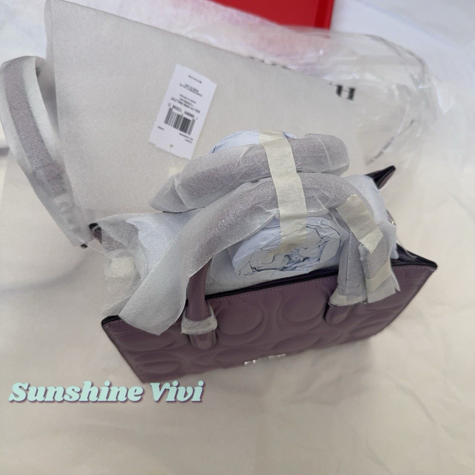 Coach NWT Coach Maggie Small Tote Bag Leather Silver Jasmine CY670 Size ONE SIZE - 3 Thumbnail