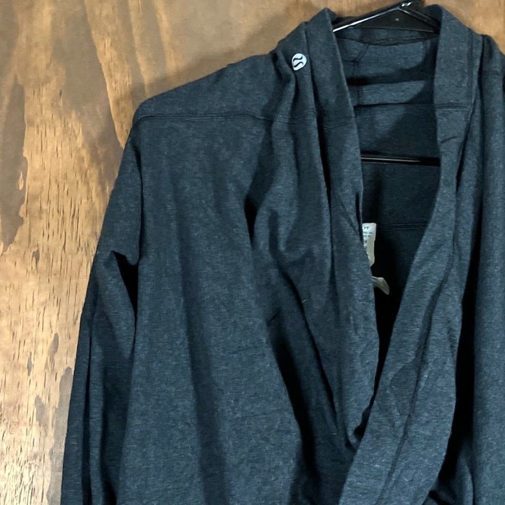 Lululemon Lululemon Athletica Women Sweater Charcoal Iconic Wrap Long Sleeve Stretch 4 Size S / US 4 / IT 40 - 2 Thumbnail