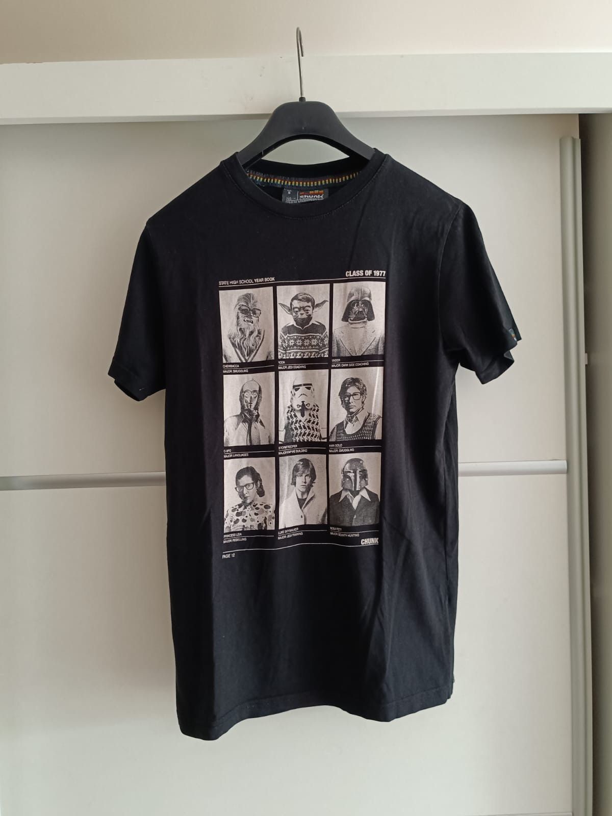 Star Wars × Vintage Black Chunk Star Wars vintage T-shirt Size US S / EU 44-46 / 1 - 1 Thumbnail