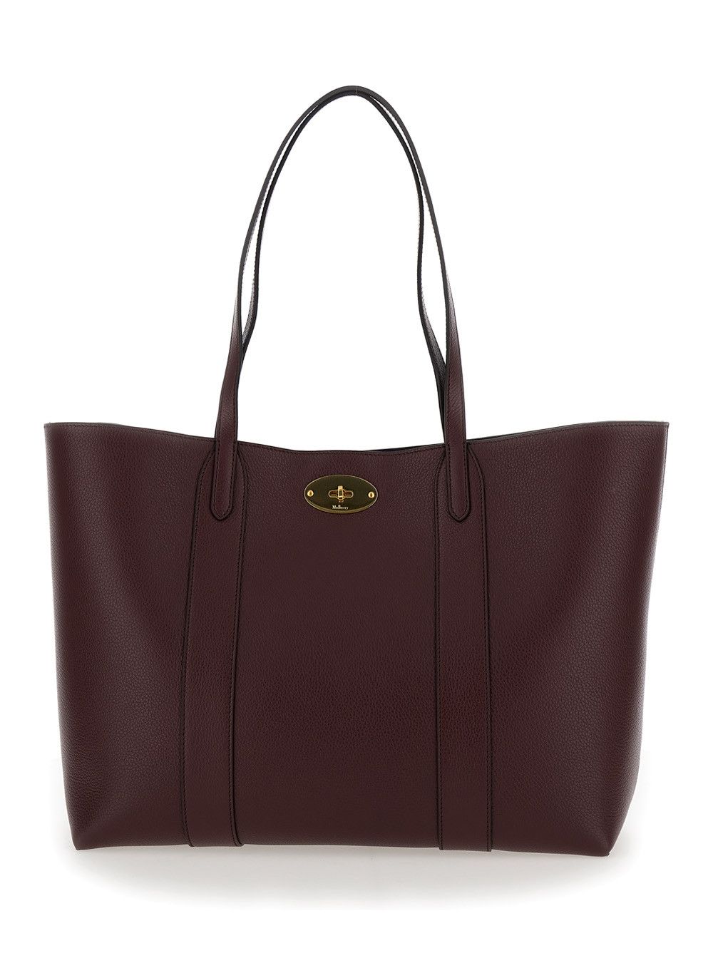 Mulberry 'Bayswater Small' Bordeaux Tote Bag with Postman's Lock Closure in Leather Woman Size ONE SIZE - 1 Thumbnail