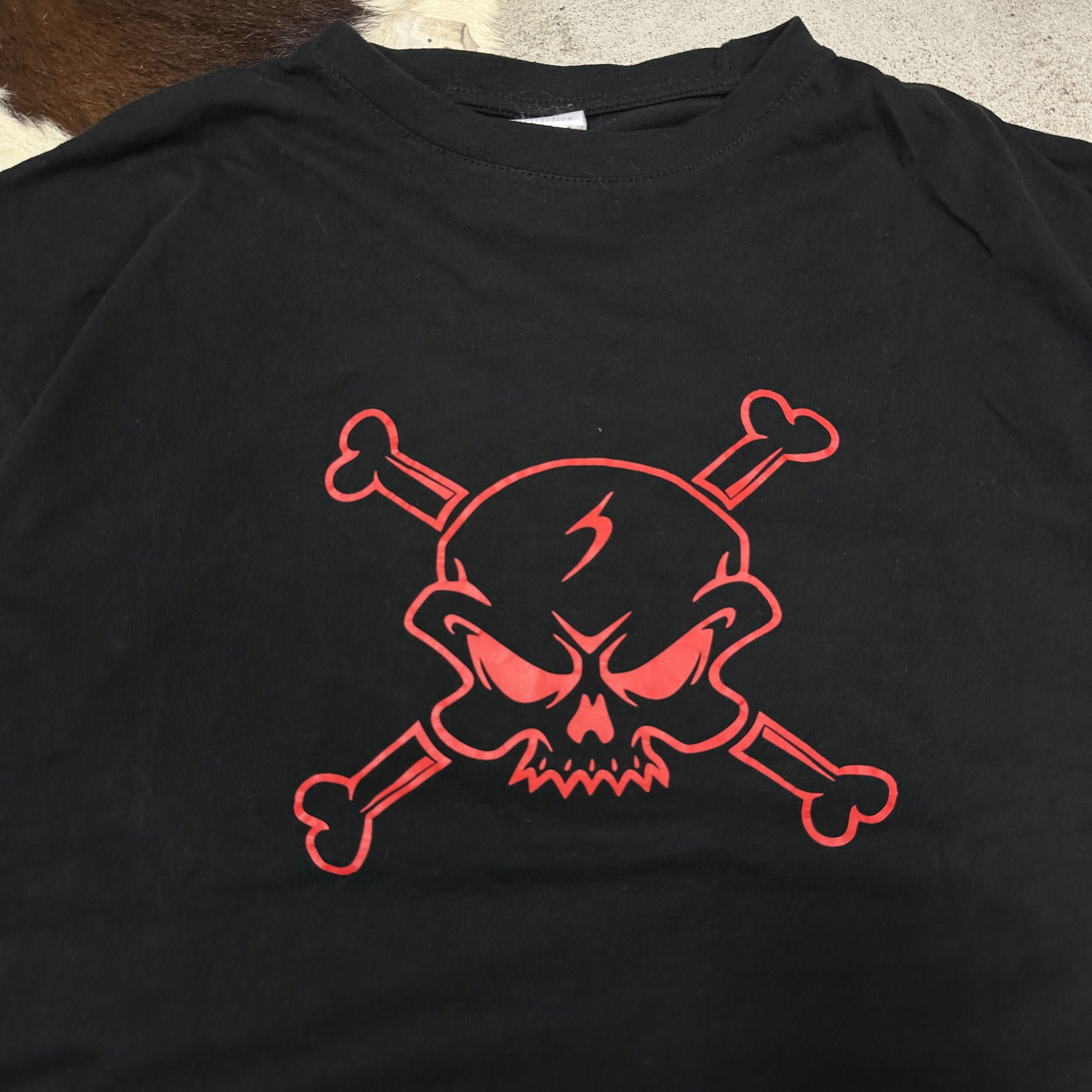 Vintage Vintage Streetwear Grunge Opium Skull Print T-shirt 00s Size US L / EU 52-54 / 3 - 3 Thumbnail