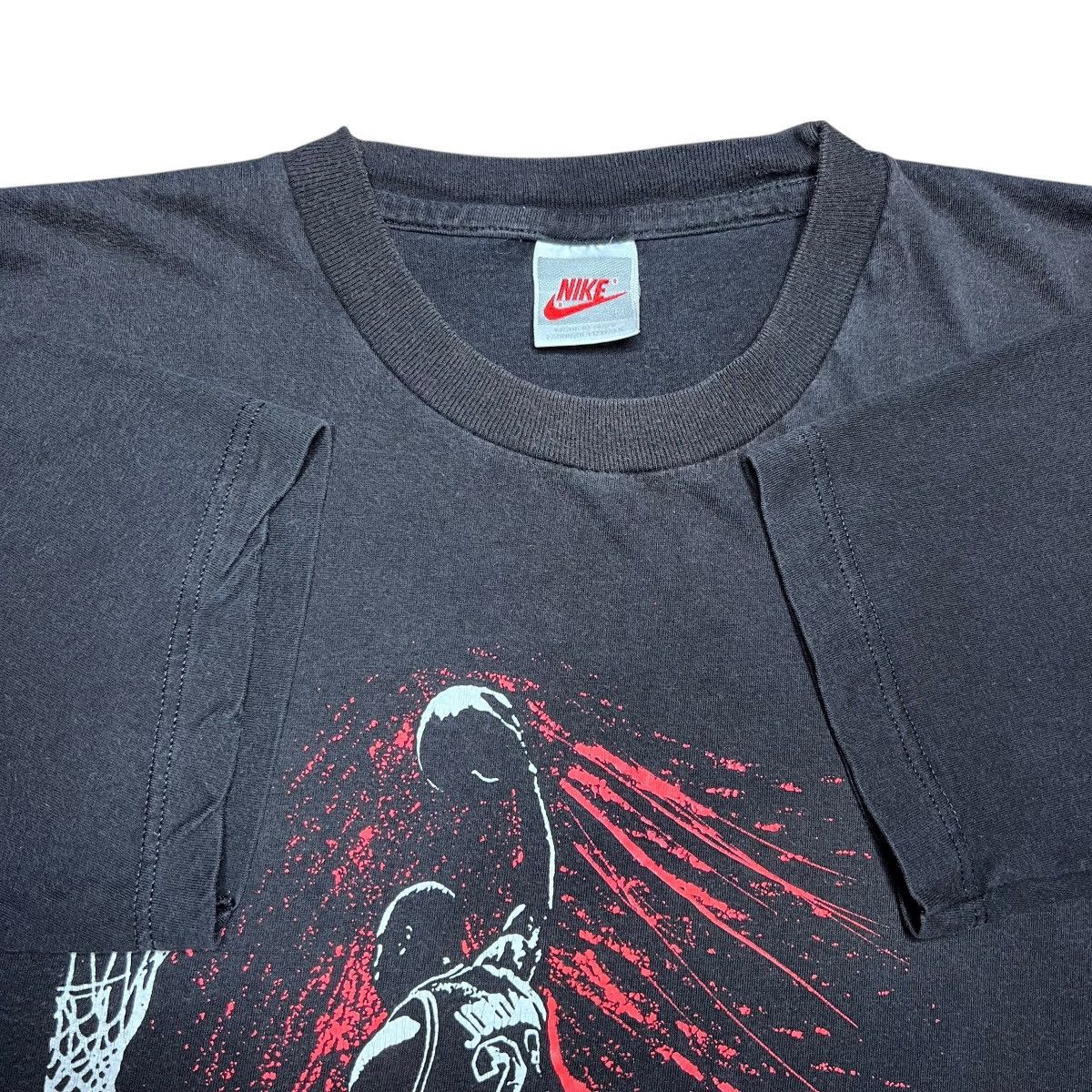 Nike 1990s Nike Michael Jordan 23 Aerospace Dunking Graphic Tee Size US M / EU 48-50 / 2 - 2 Thumbnail