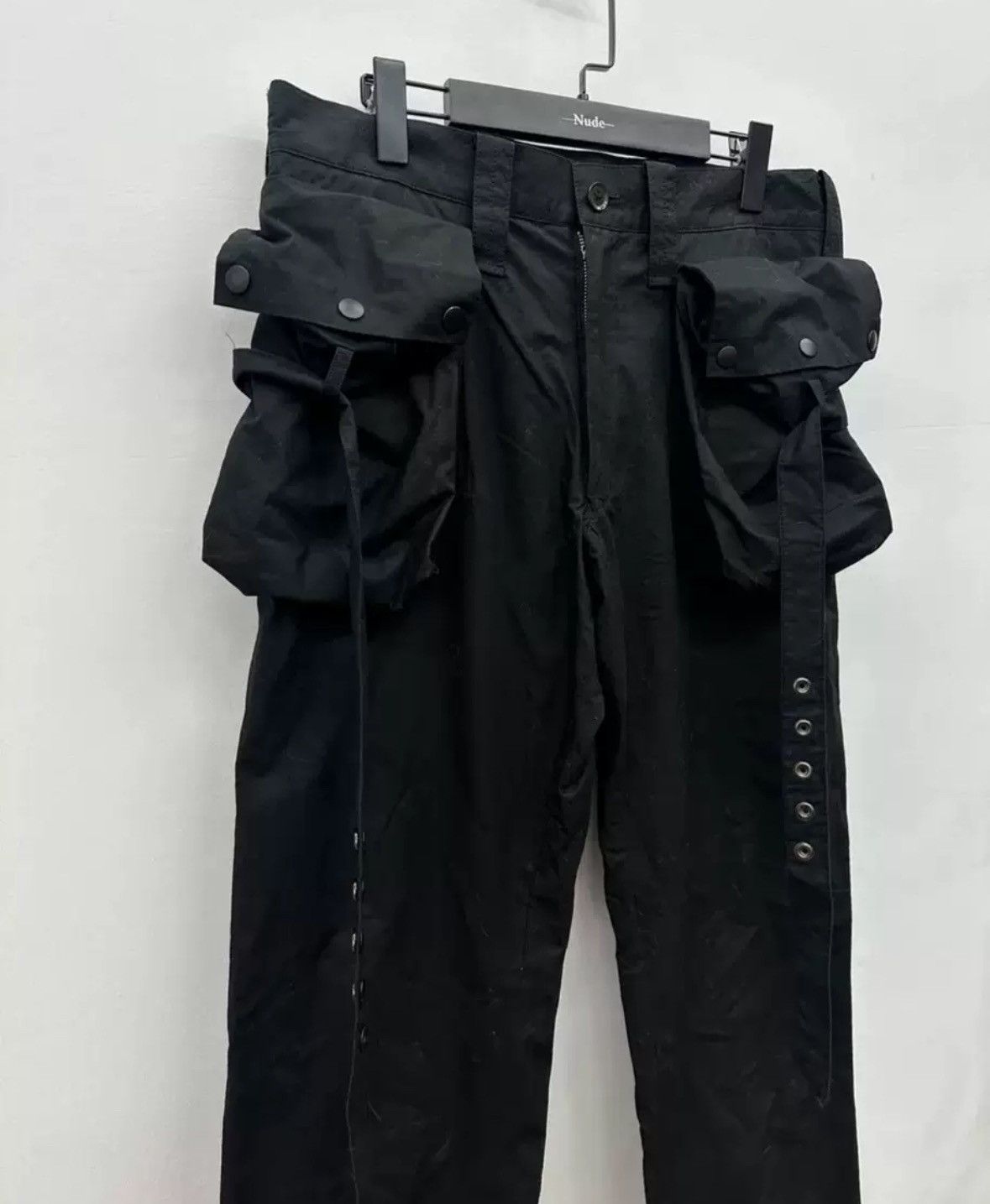 Yohji Yamamoto Yohji Yamamoto Pour tactical defeated strap trousers Size US 32 / EU 48 - 4 Thumbnail