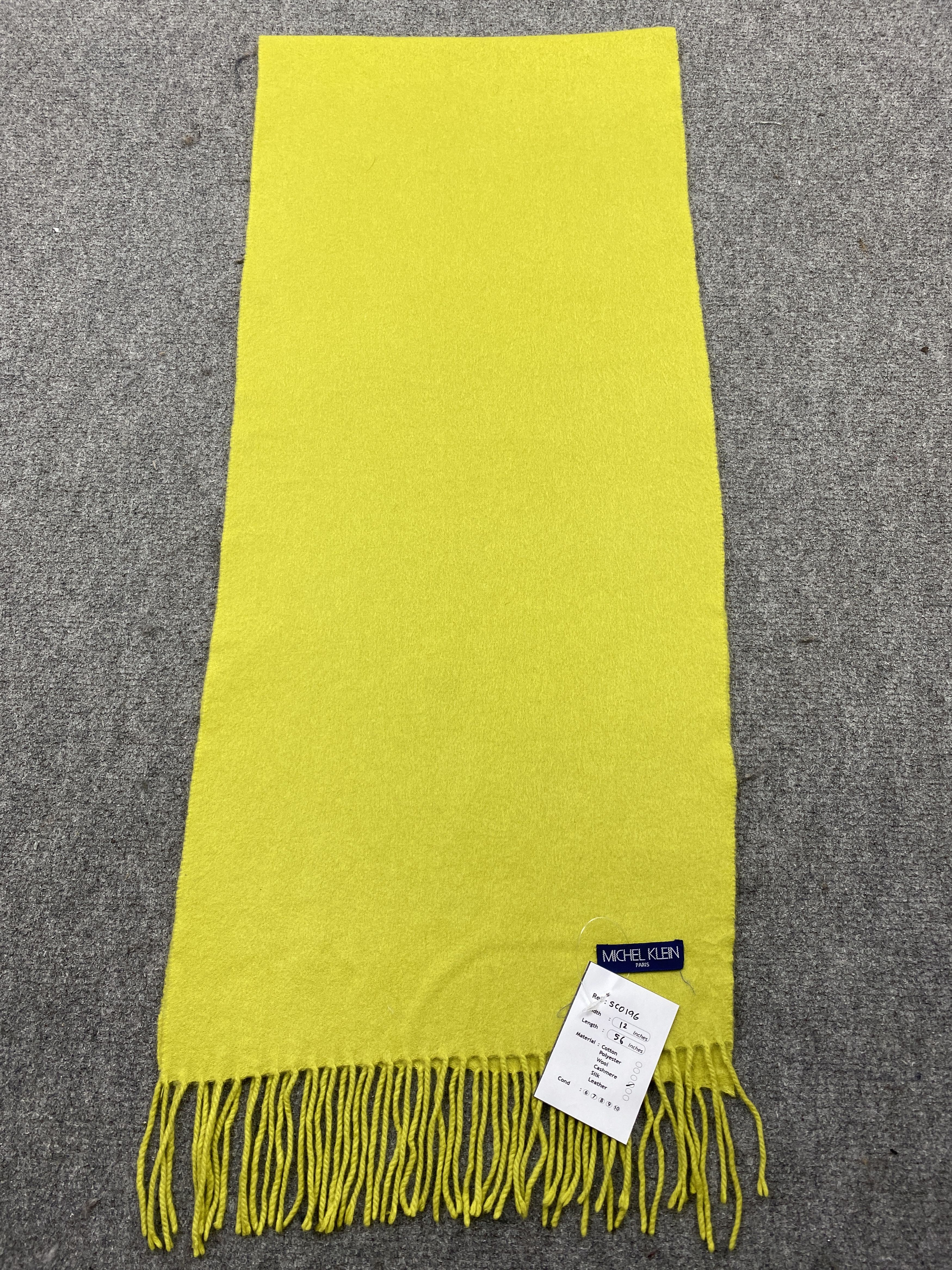 Michel Klein Michel Klein Cashmere Scarf / Muffler / Neckwear SC0196 Size ONE SIZE - 2 Thumbnail