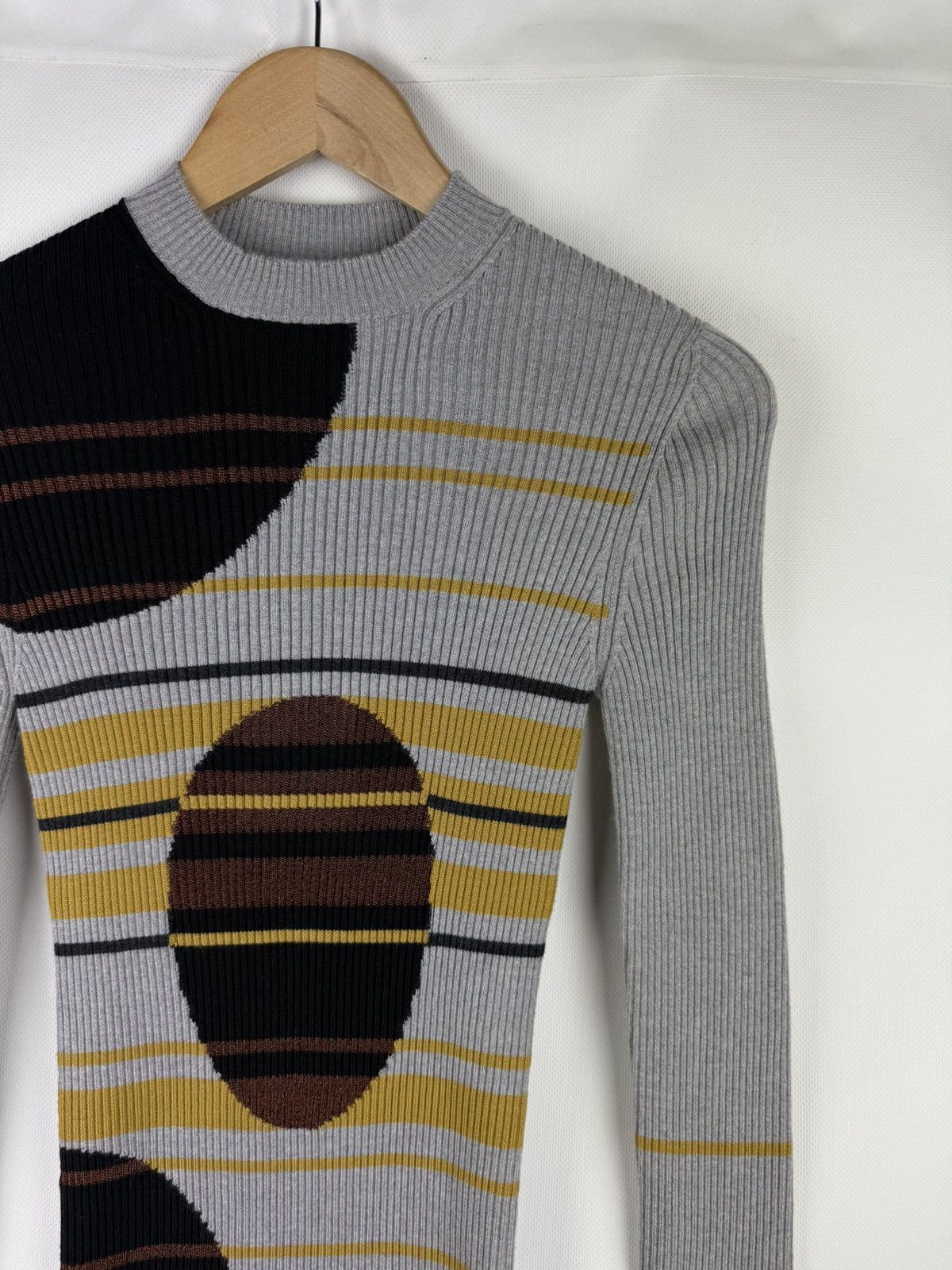 Maison Margiela Margiela Runaway Geometric Pattern Wool Sweater Pullover Size S / US 4 / IT 40 - 5 Thumbnail
