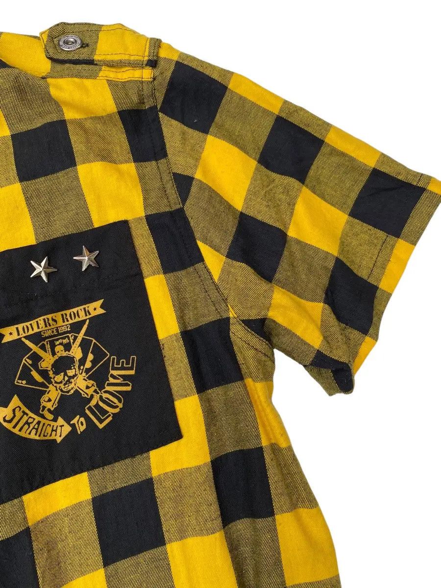 Japanese Brand Vtg Super Lover Rock Overalls -Yellow/Black Size US 39 - 7 Thumbnail