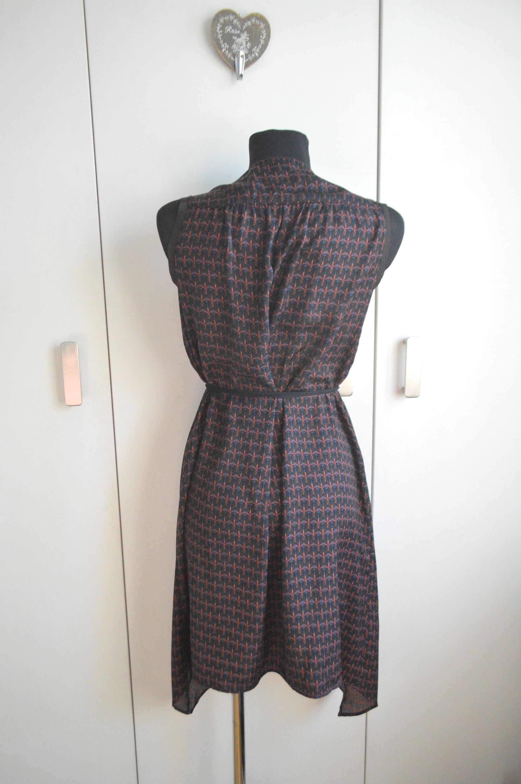 Vera Wang Vera Wang 00s dress asymetrical print rare Size S / US 4 / IT 40 - 5 Thumbnail