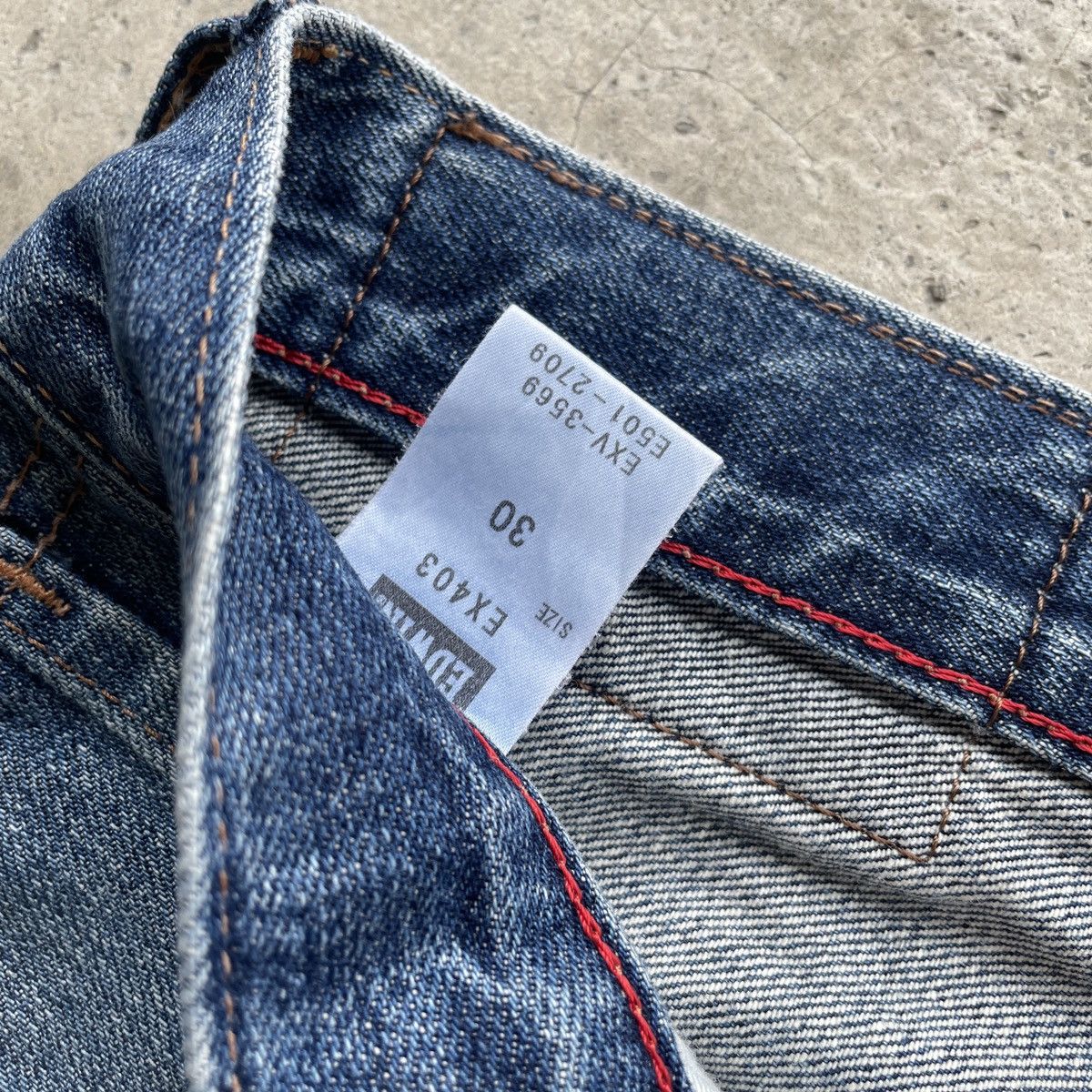 Edwin × Jean Vintage Edwin XV Faded Denim Distressed Pants Jeans Size US 31 - 7 Thumbnail