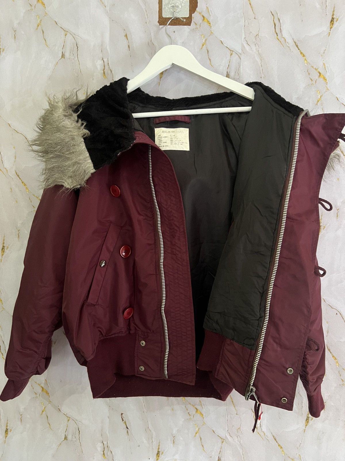 Alpha Industries Alpha Industries N-2B USAF Flight Jacket Snorkel Hood Bomber Size US M / EU 48-50 / 2 - 3 Thumbnail
