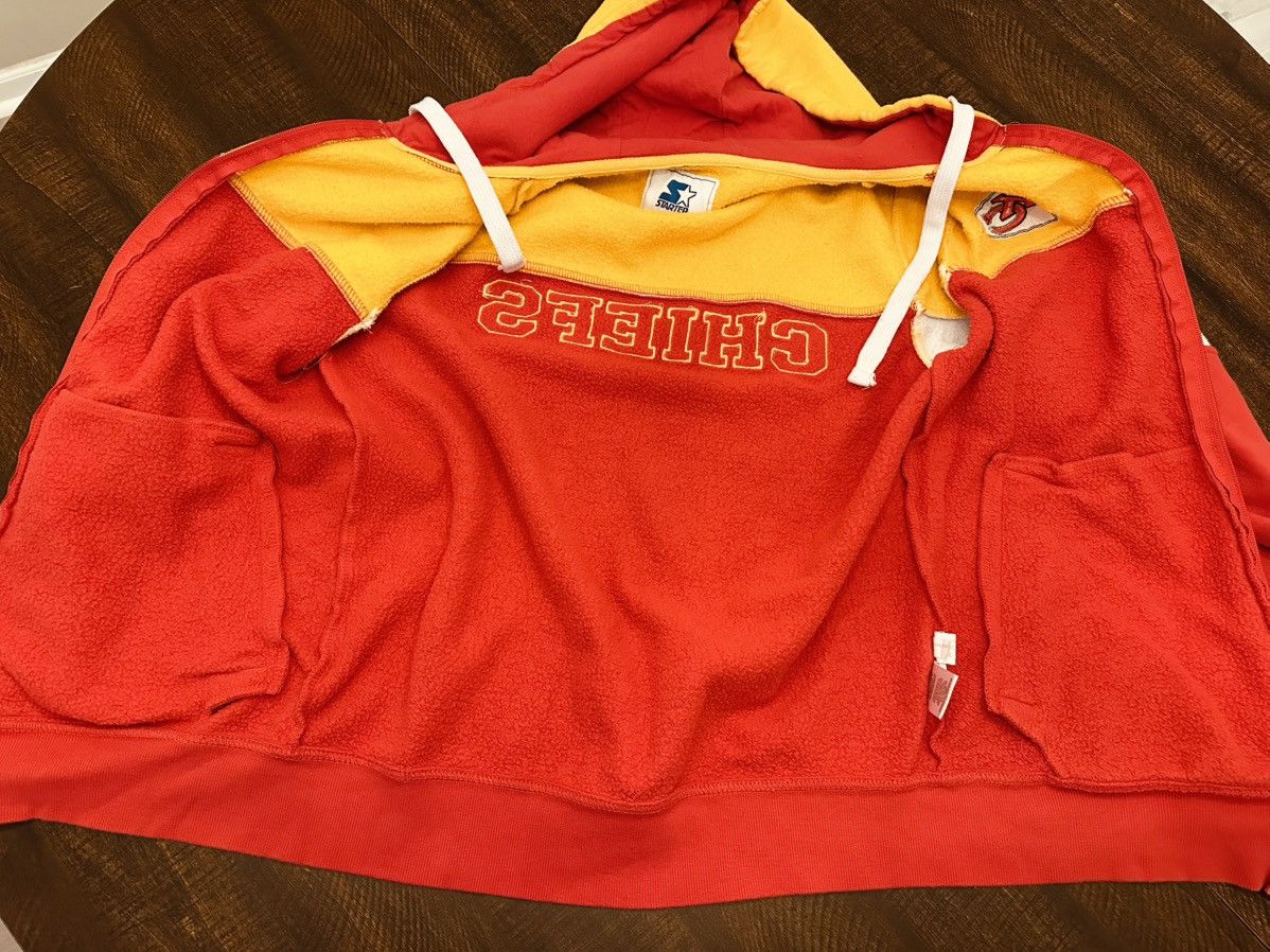 Starter VTG Kansas City Chiefs Starter Hoodie Full Zip-Med Size US M / EU 48-50 / 2 - 2 Thumbnail