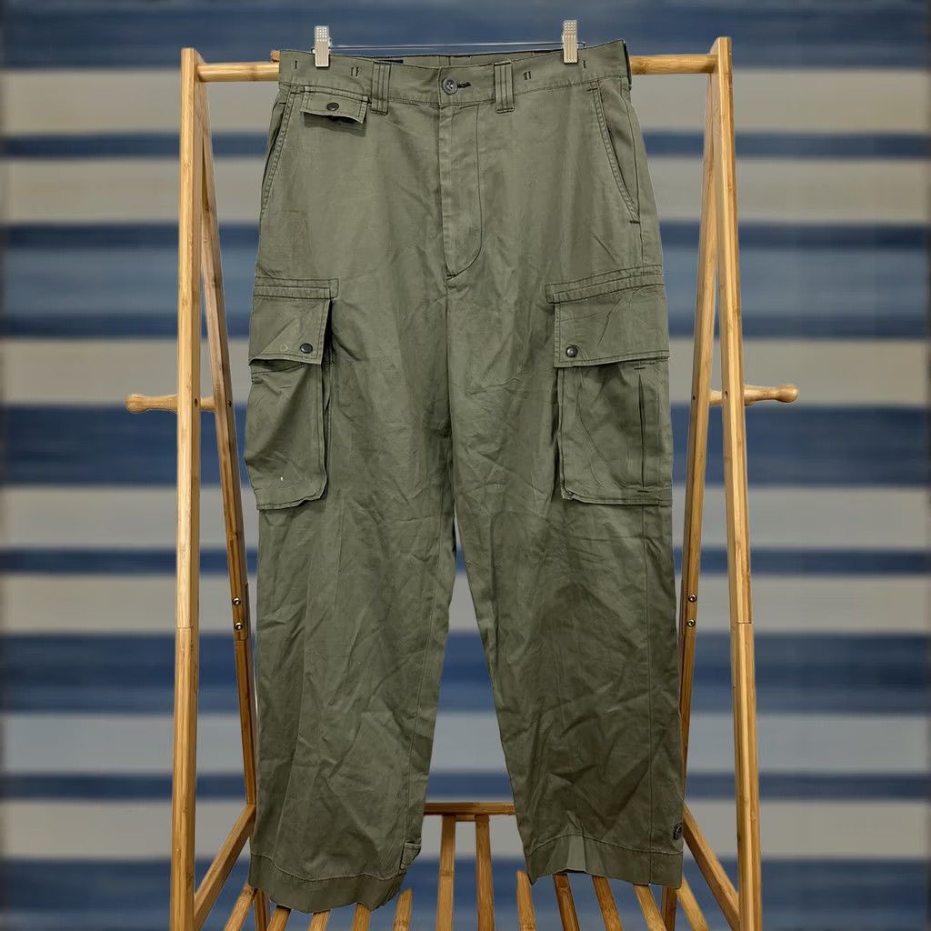 Polo Ralph Lauren VINTAGE Polo Ralph Lauren Military Field Cargo Pants 34x30 Cotton Big Pockets Green Mens Size US S / EU 44-46 / 1 - 1 Thumbnail