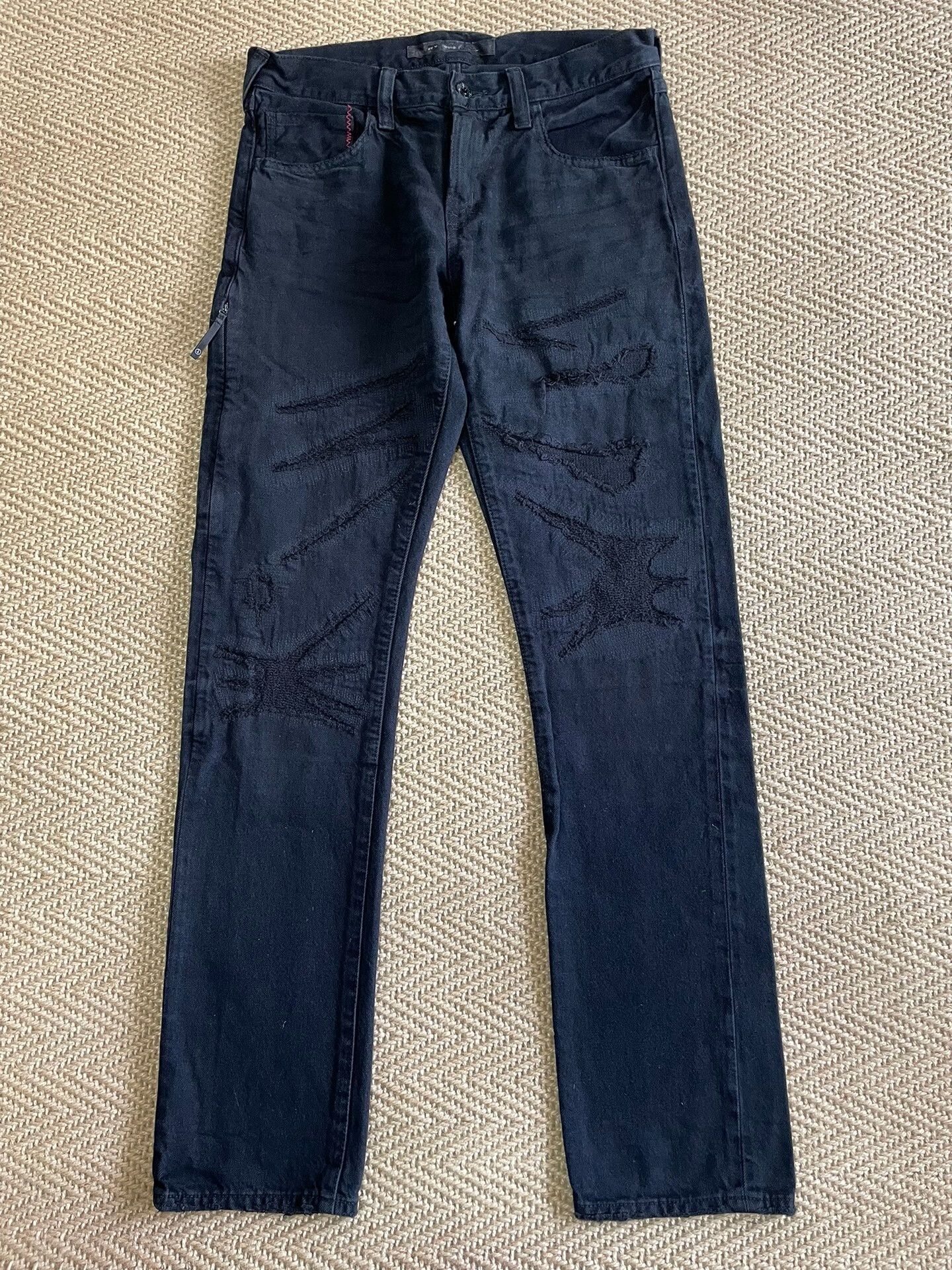 Fragment Design denim by vanquish & fragment distressed jeans Size US 28 / EU 44 - 1 Thumbnail