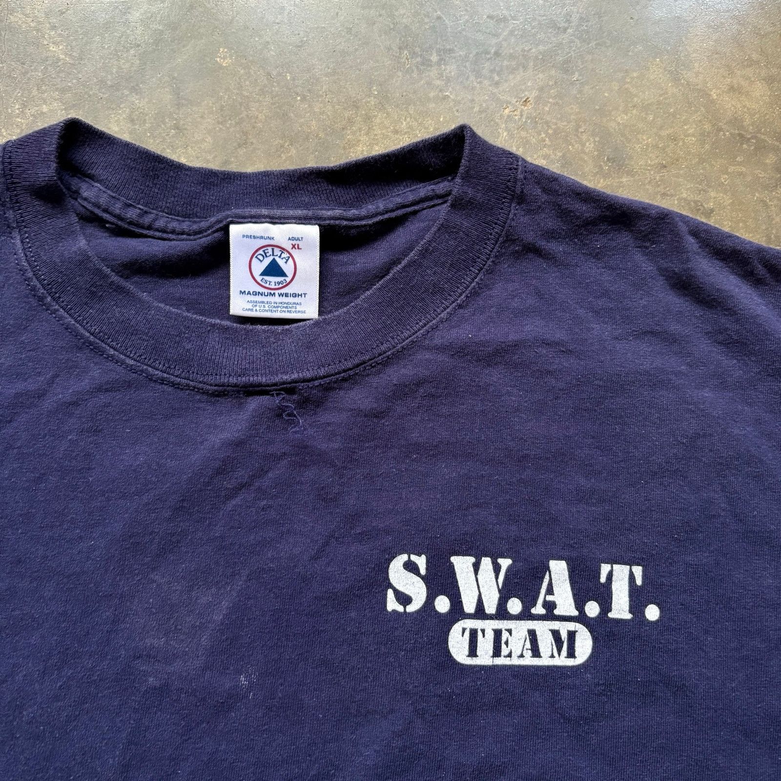 Vintage Vintage SWAT Jesus Parody T-shirt Size US XL / EU 56 / 4 - 2 Thumbnail