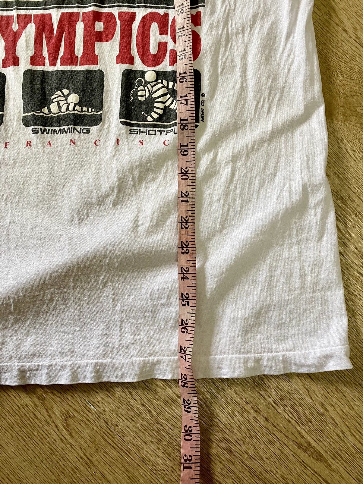 Rap Tees × Vintage Alcatraz Olympics Prison Parody Sports Vintage Single Stitch Size US L / EU 52-54 / 3 - 8 Thumbnail