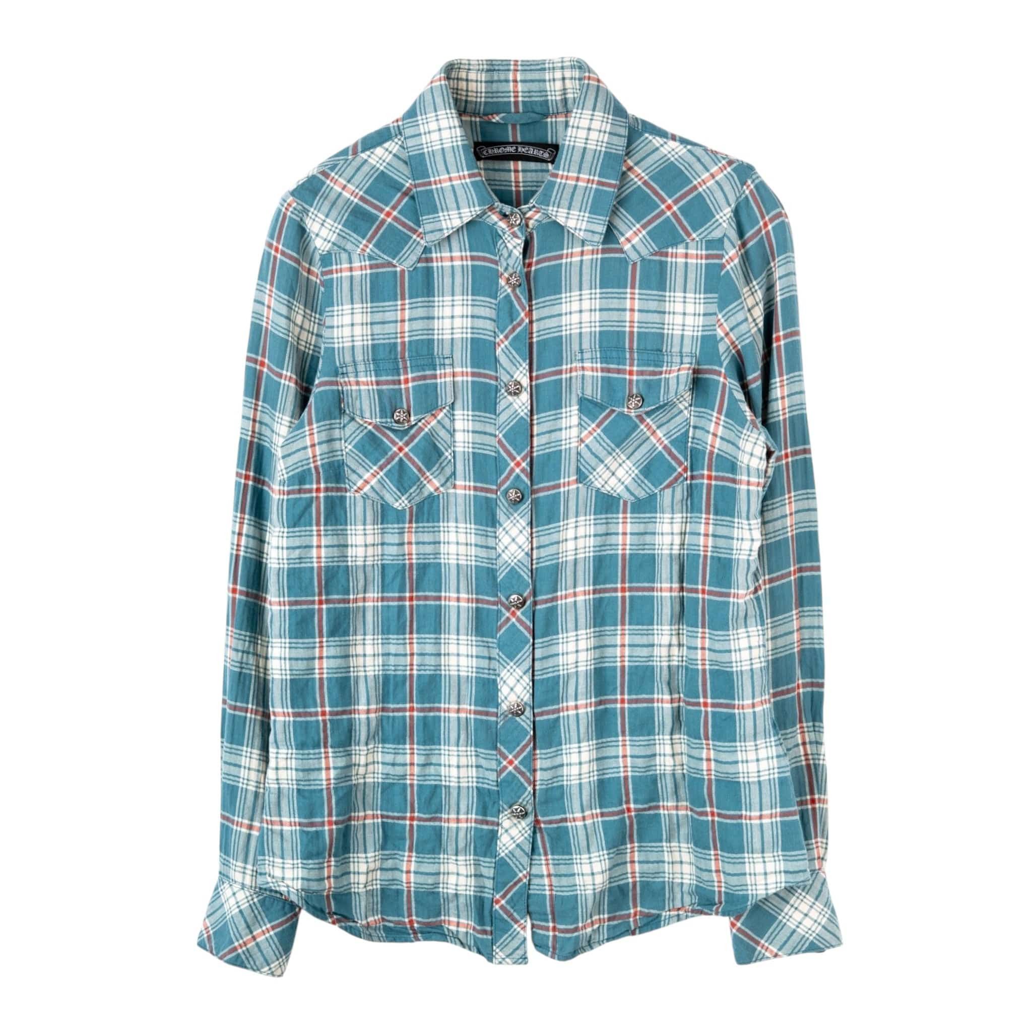Chrome Hearts Chrome Hearts Fleur Button Shirt | Grailed