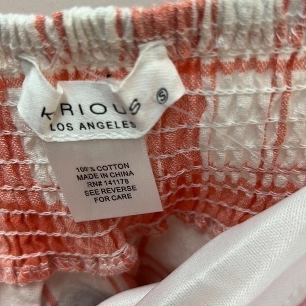 Designer Kirious plaid bow tie front tank top, cropped Size S / US 4 / IT 40 - 5 Thumbnail