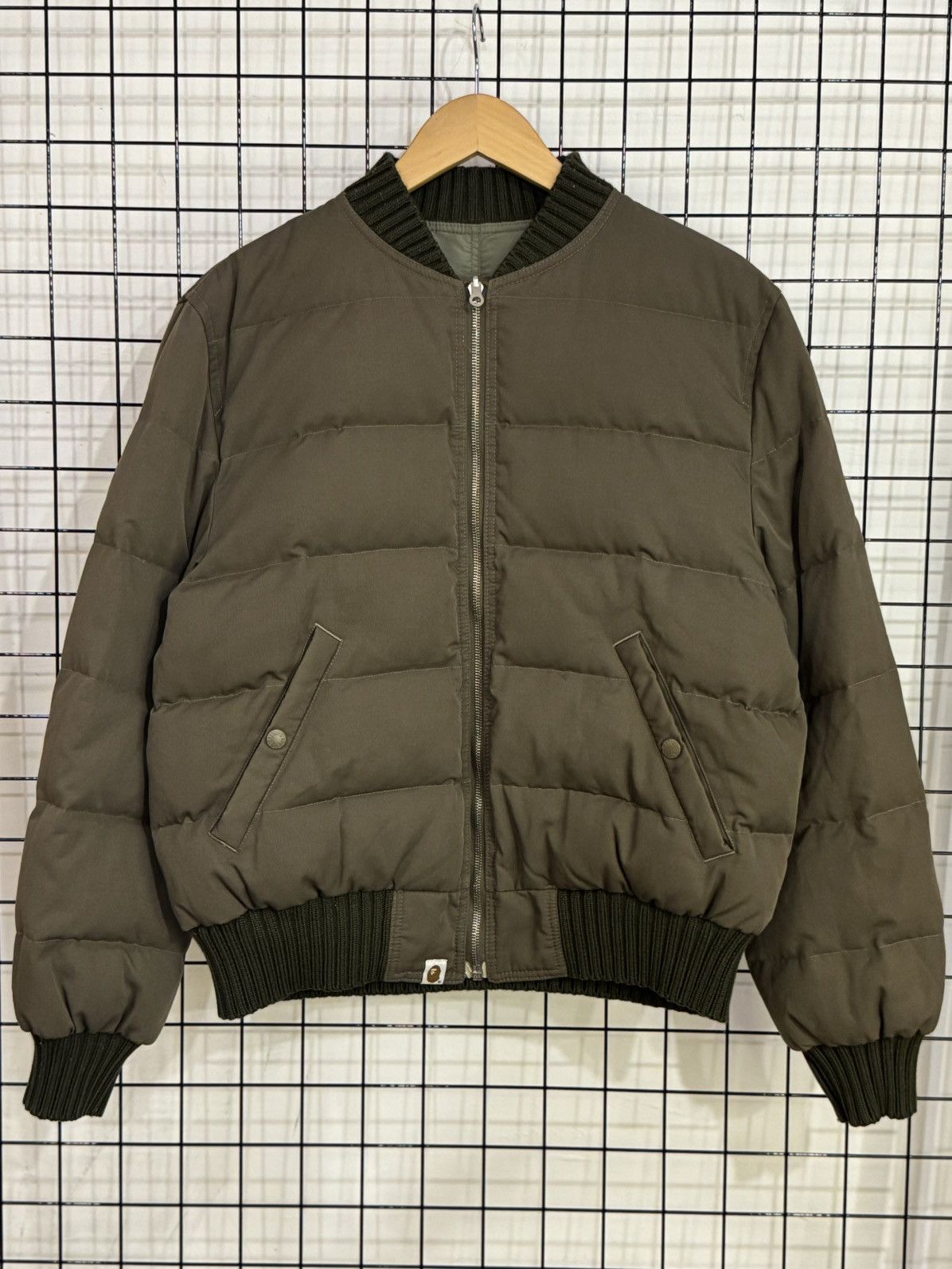 Bape A Bathing Ape Green Bomber Jacket Size US M / EU 48-50 / 2 - 1 Thumbnail