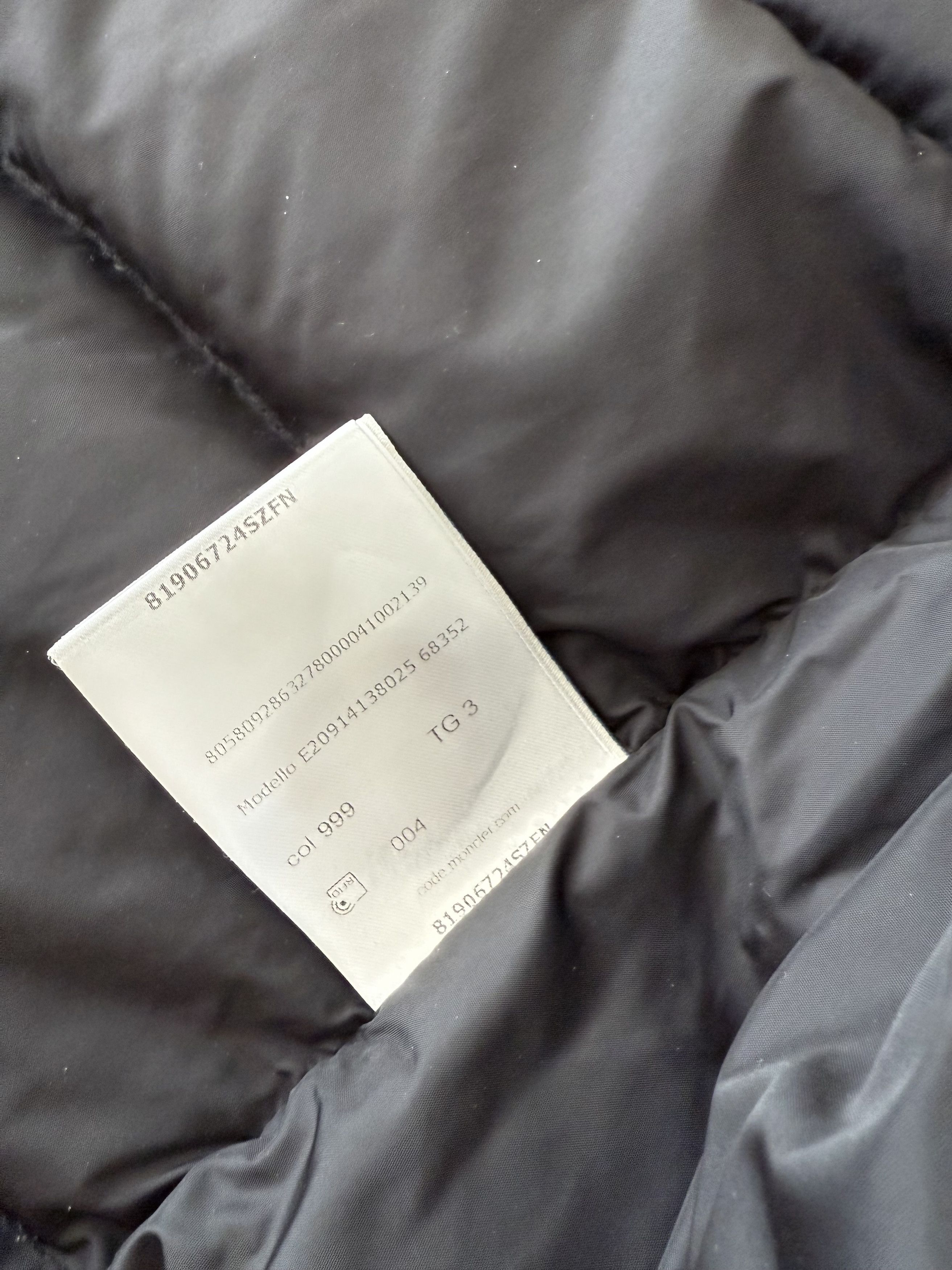 Moncler Moncler Cluny Fur Jacket Men Black L Size US L / EU 52-54 / 3 - 6 Thumbnail
