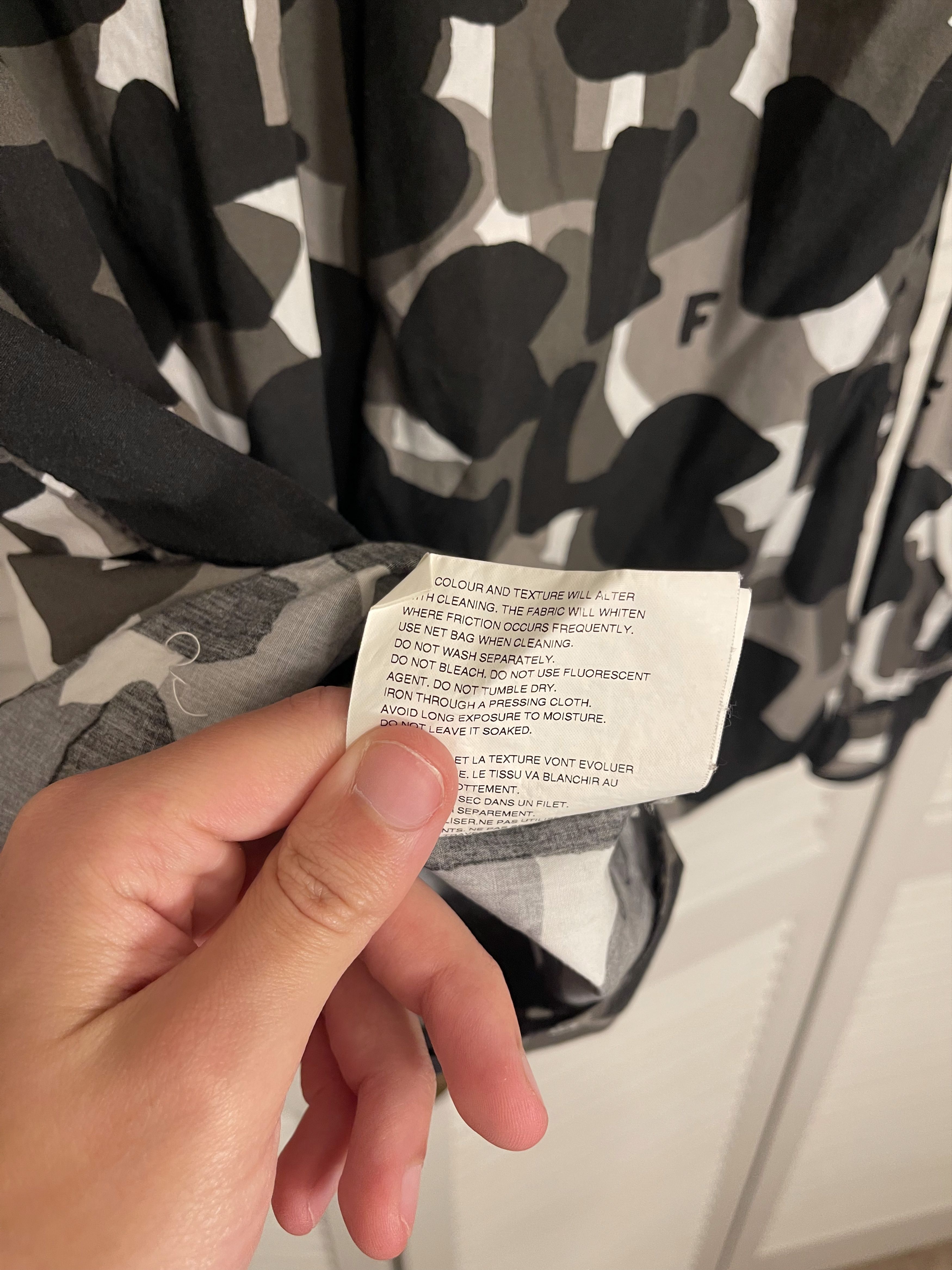 Comme des Garcons Black CDG Black Multi Color Button Up Dress Shirt AD2018 Size US XL / EU 56 / 4 - 7 Thumbnail