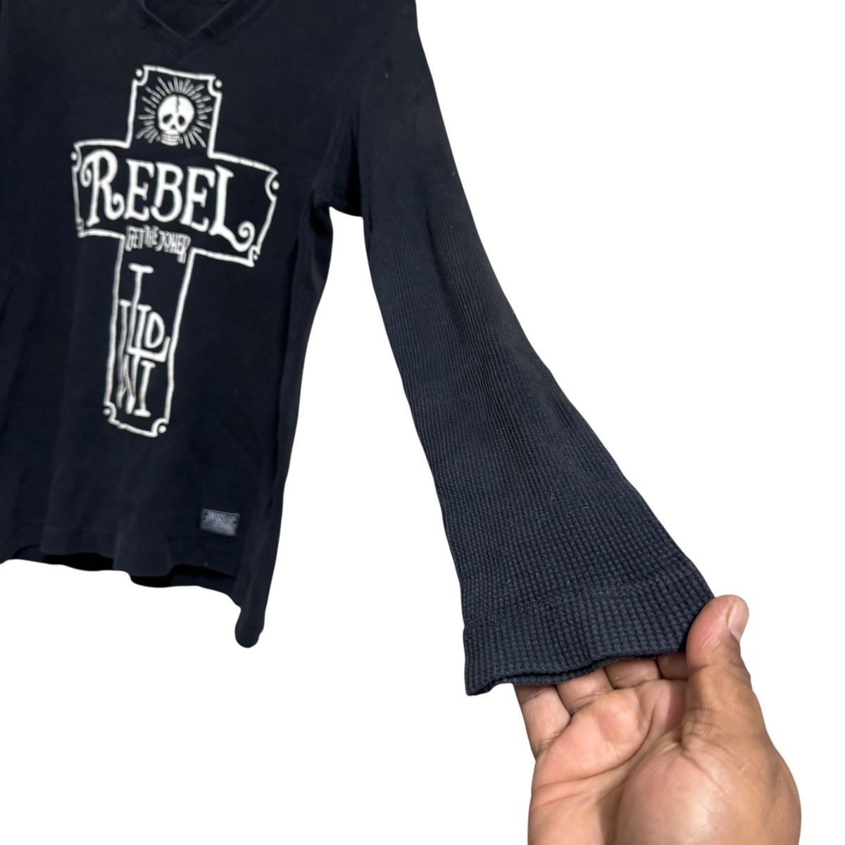 Seditionaries Rebel Joker Wild Rooster Waffle Longsleeve STOOGE&CO Size US M / EU 48-50 / 2 - 6 Thumbnail