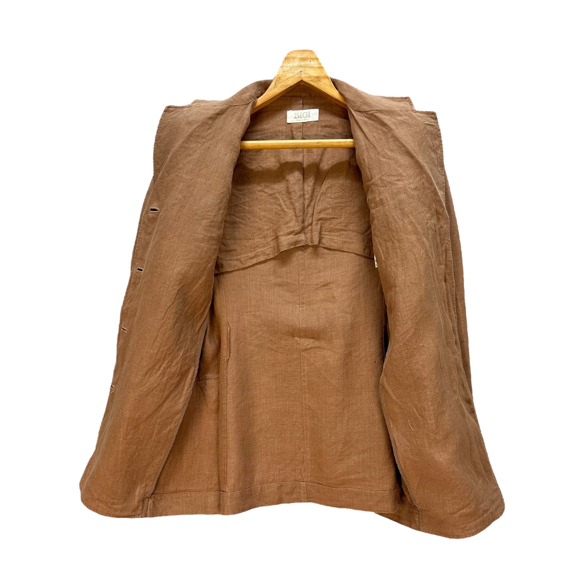 BIGI BIGI Made in Japan Belted Jacket Linen Skirt Suits #A24-0556 Size S / US 4 / IT 40 - 7 Thumbnail