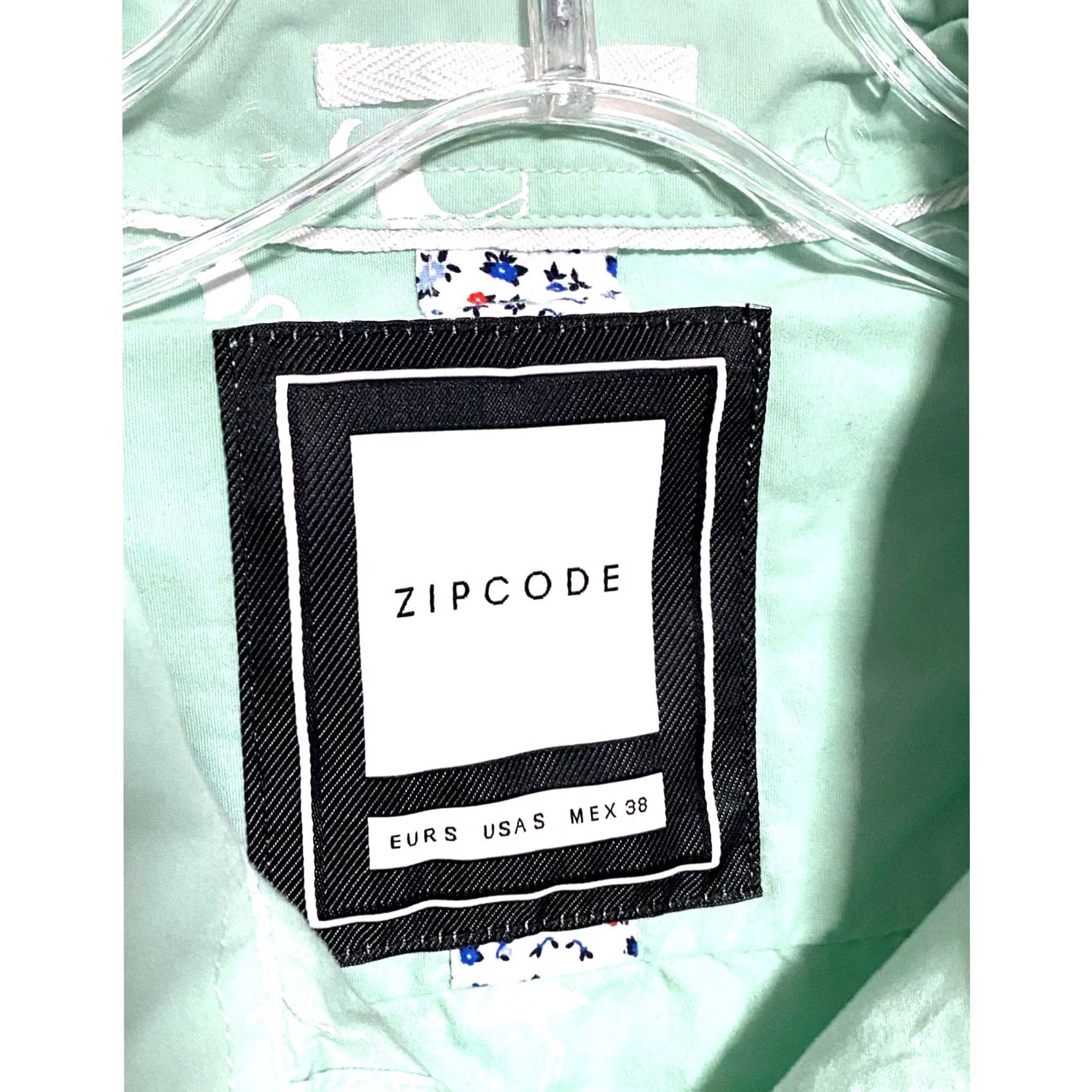 Gloverall Zip Code Shirt Men S Flamingo Birds All Over Print Button Summer Vacation Resort Size US S / EU 44-46 / 1 - 5 Thumbnail