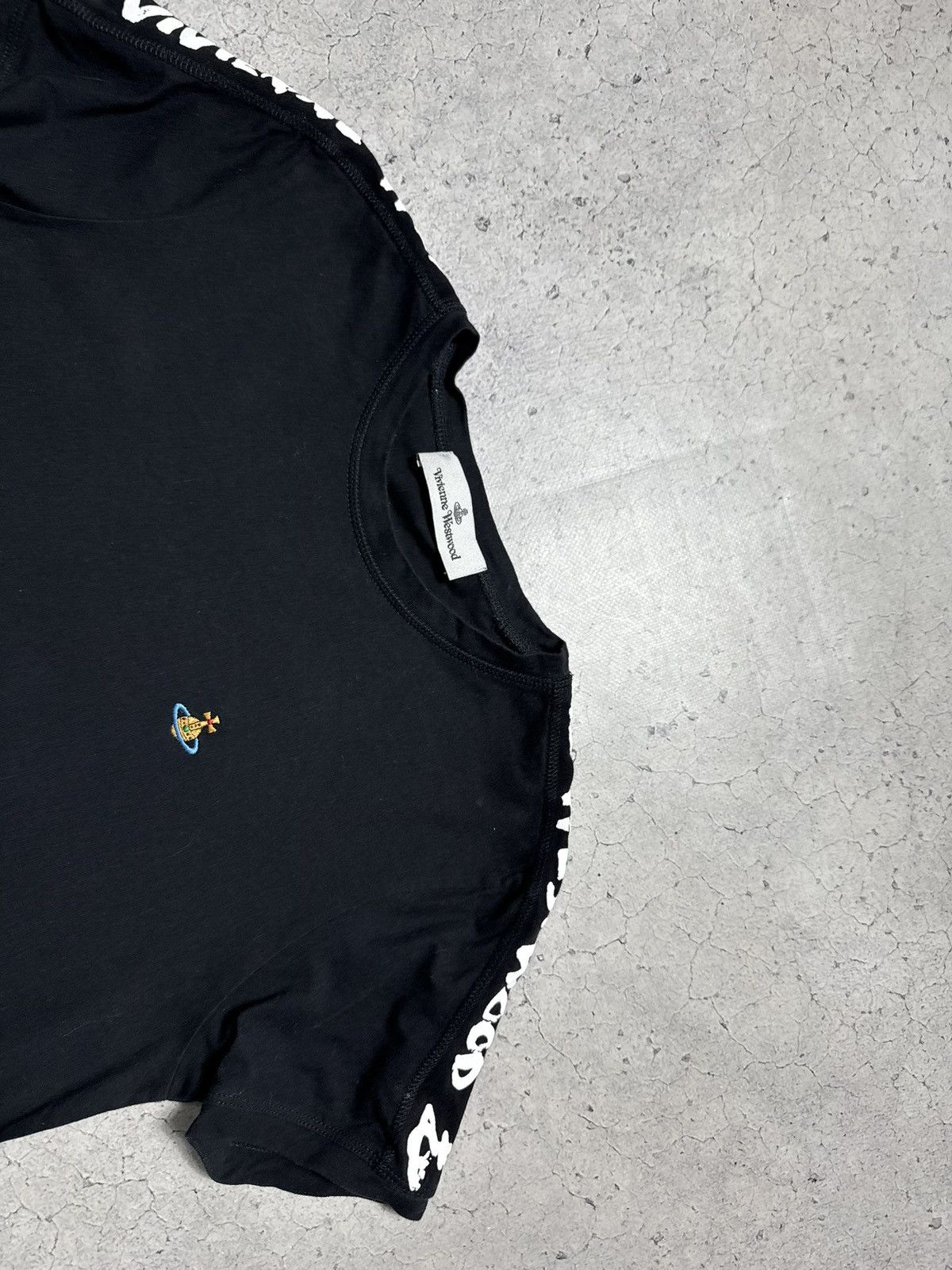 Vivienne Westwood Vivienne Westwood Black Luxury T-Shirt Size S Size US S / EU 44-46 / 1 - 4 Thumbnail