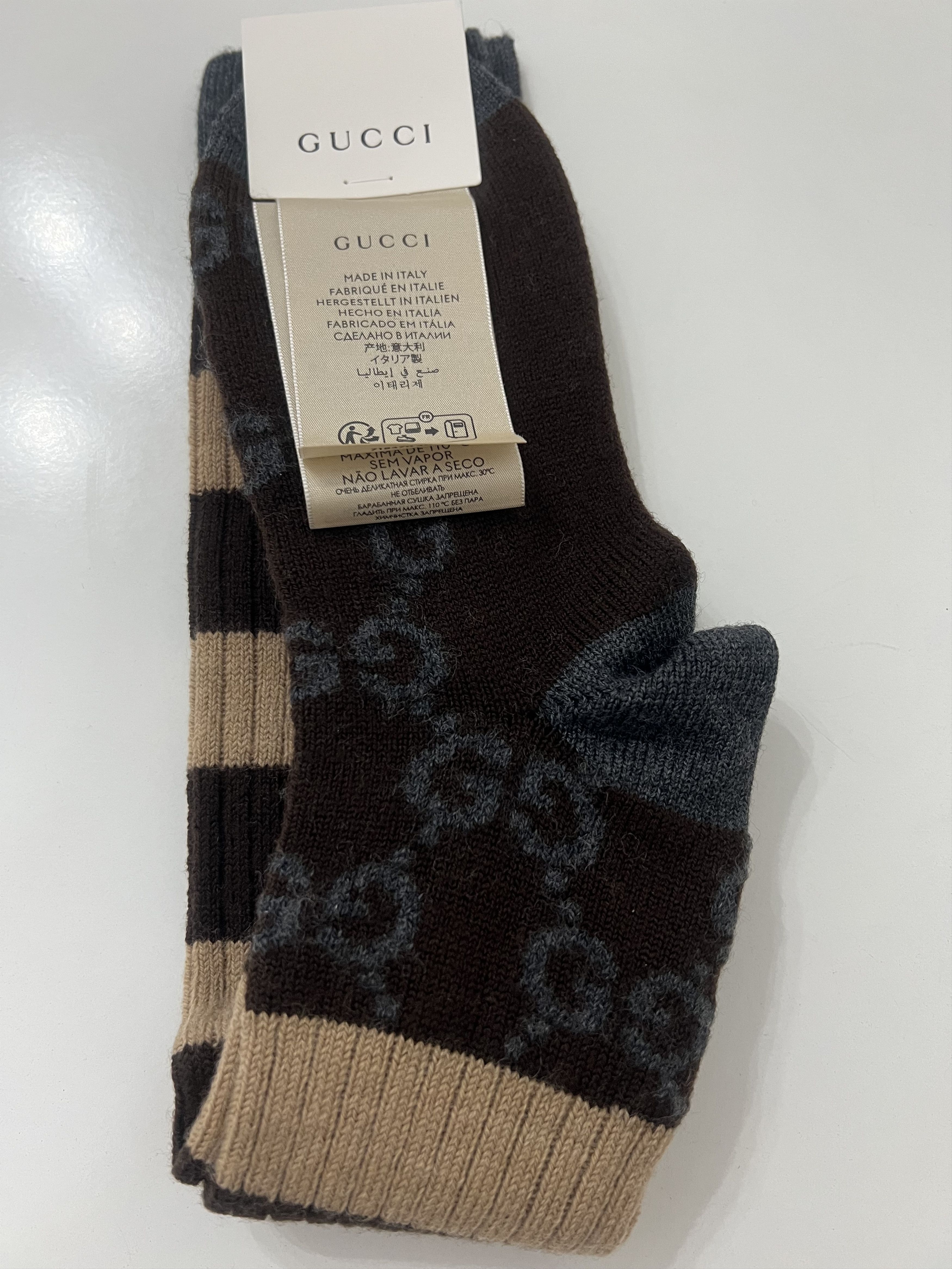 Gucci GUCCI SOCKS 81% WOOL SIZE -S- BRAND NEW WITH TAG Size ONE SIZE - 4 Thumbnail