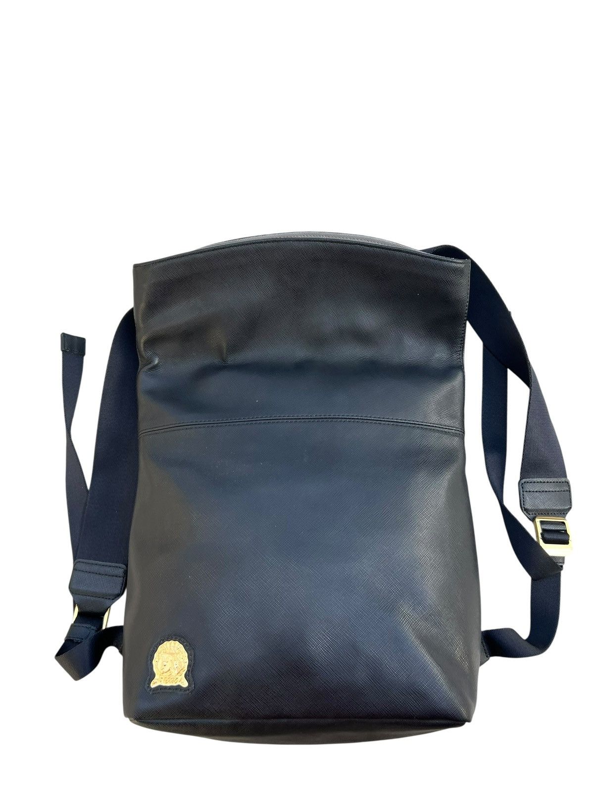 Leather ADMJ Japan Black Leather Backpack Bag Size ONE SIZE - 10 Thumbnail