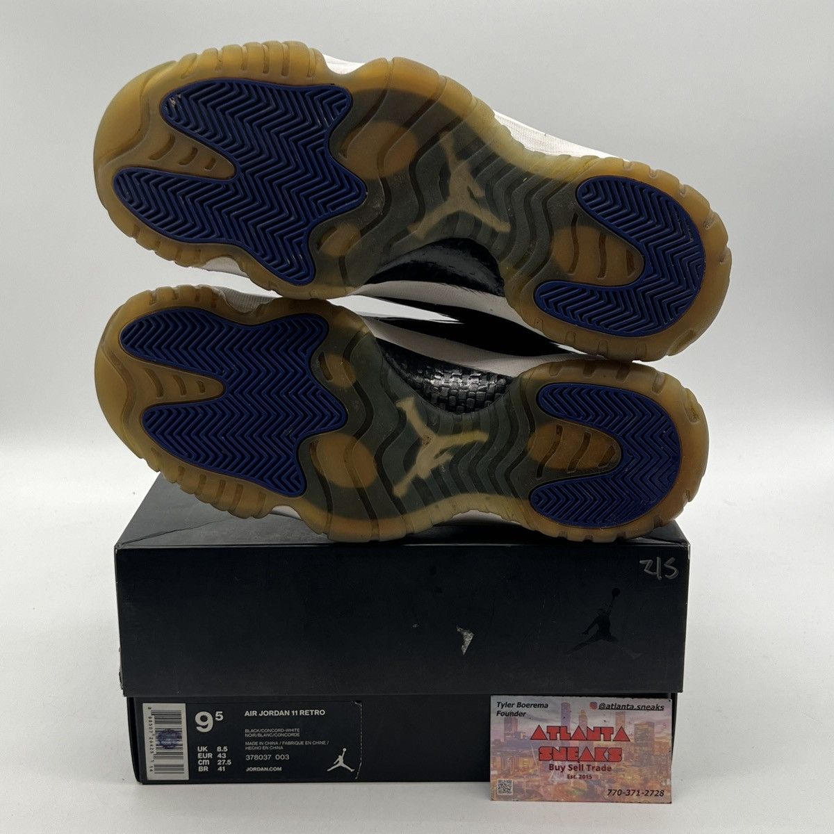 Jordan Brand Air Jordan 11 space jam Size US 9.5 / EU 42-43 - 9 Thumbnail
